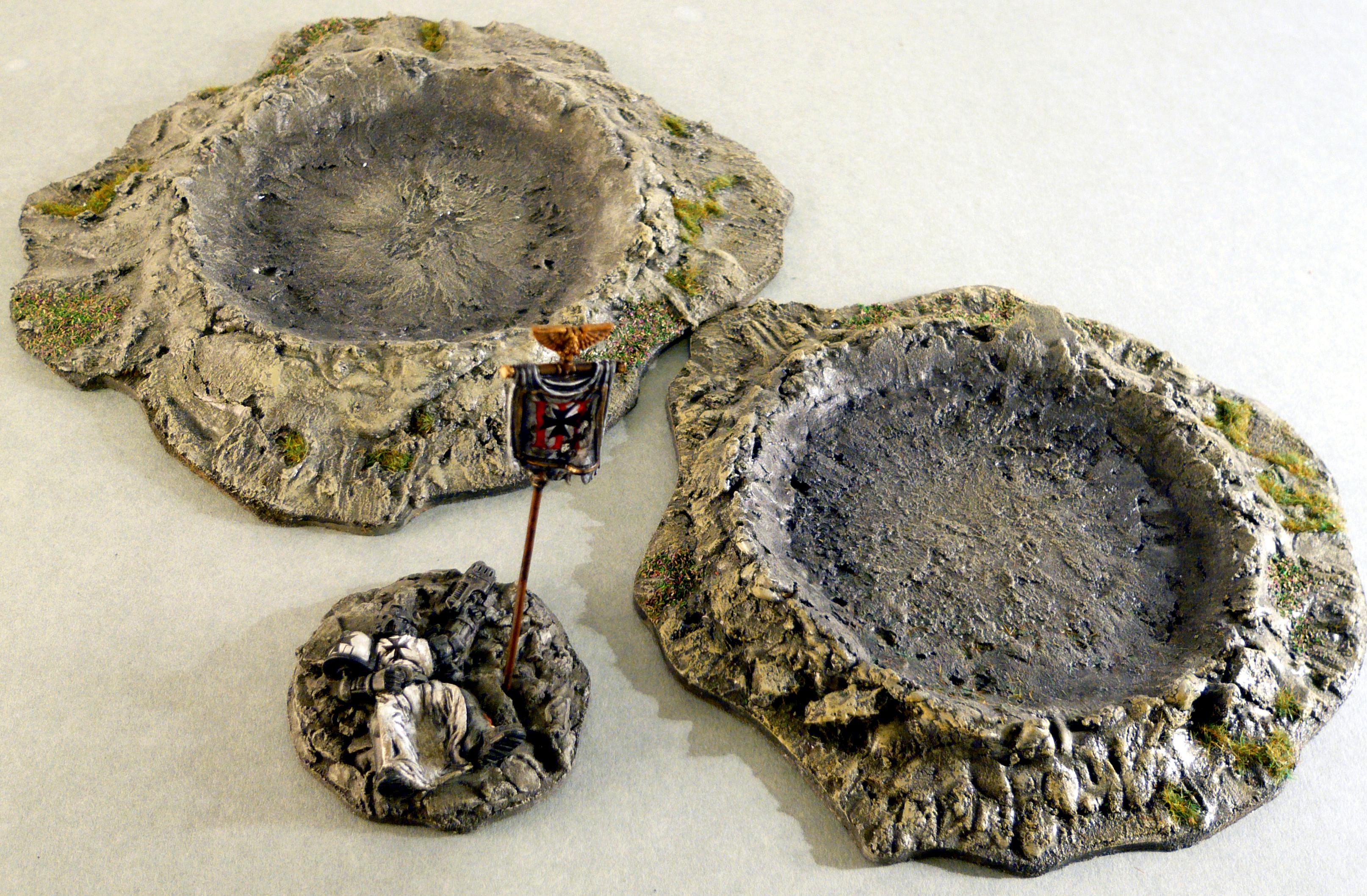 Black Tremplars, Conversion, Milliput, Mod, Objective Marker, Space Marines, Terrain