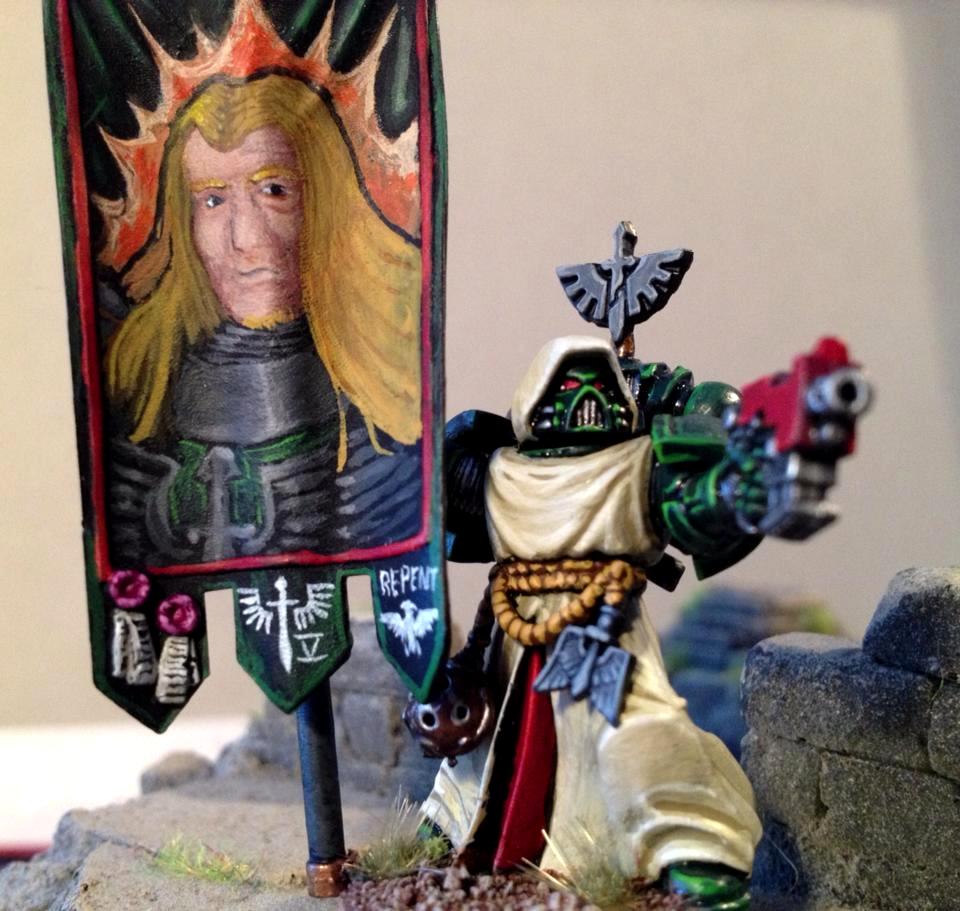 Angel, Banner, Dark, Darkangels, El'jonson, Lion, Primarch