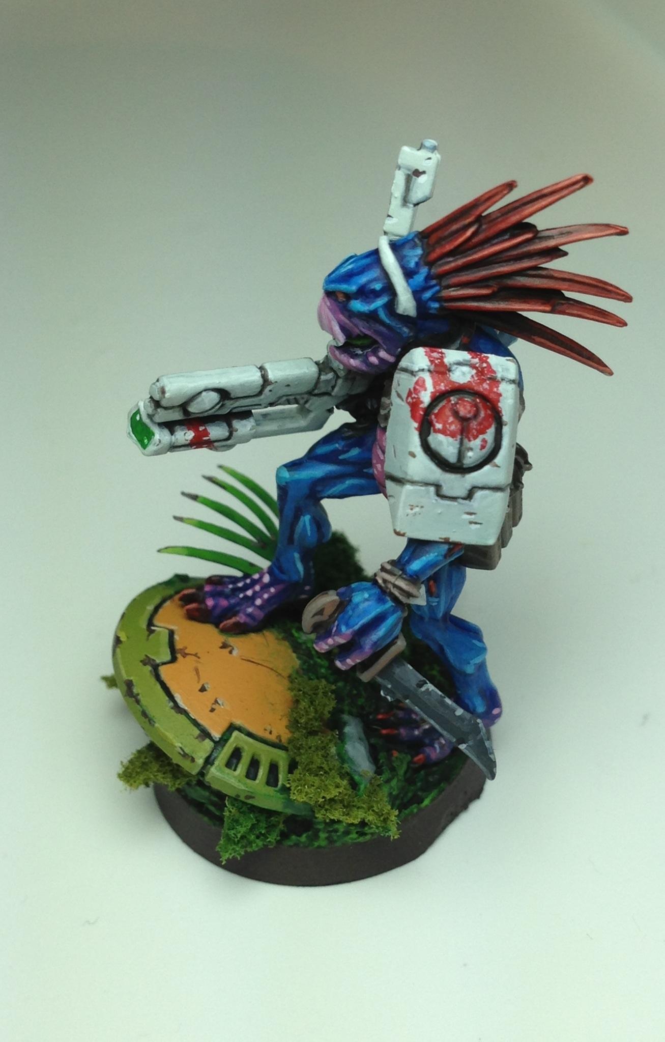 Camouflage, Conversion, Exotic, Fire Warriors, Jungle, Kitbash, Kroot, Kroot Mercenaries, Tau, Warhammer 40,000