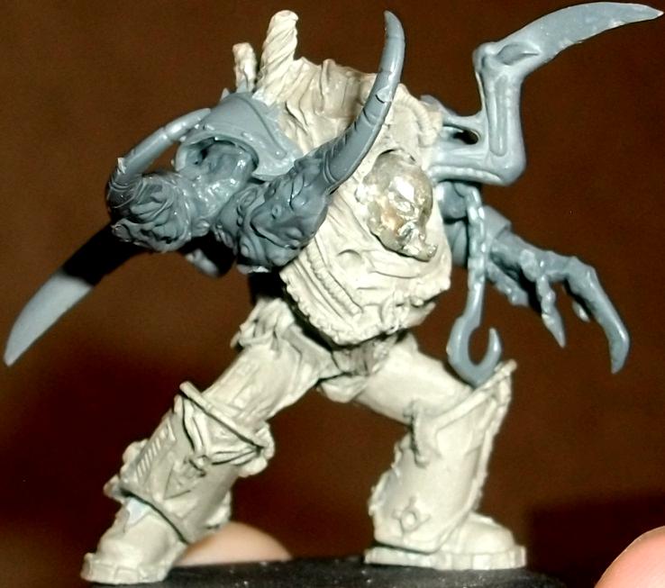 Chaos Space Marines, Conversion, Mutilators, Terminator Armor, Work In Progress