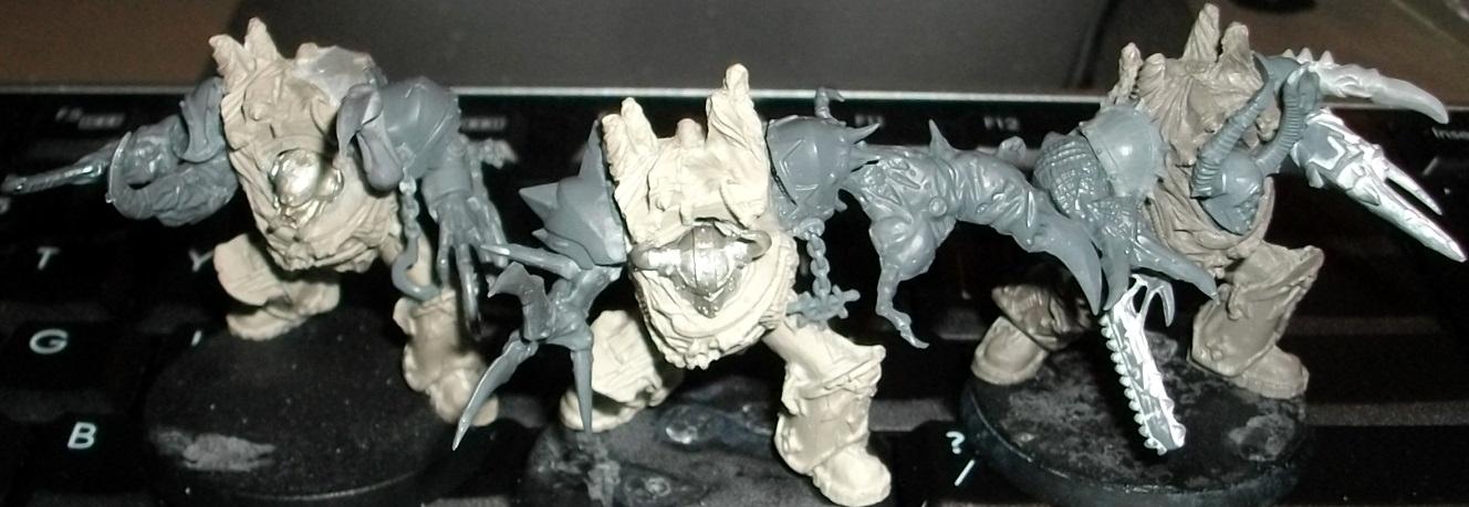 Chaos Space Marines, Conversion, Mutilators, Terminator Armor, Work In Progress