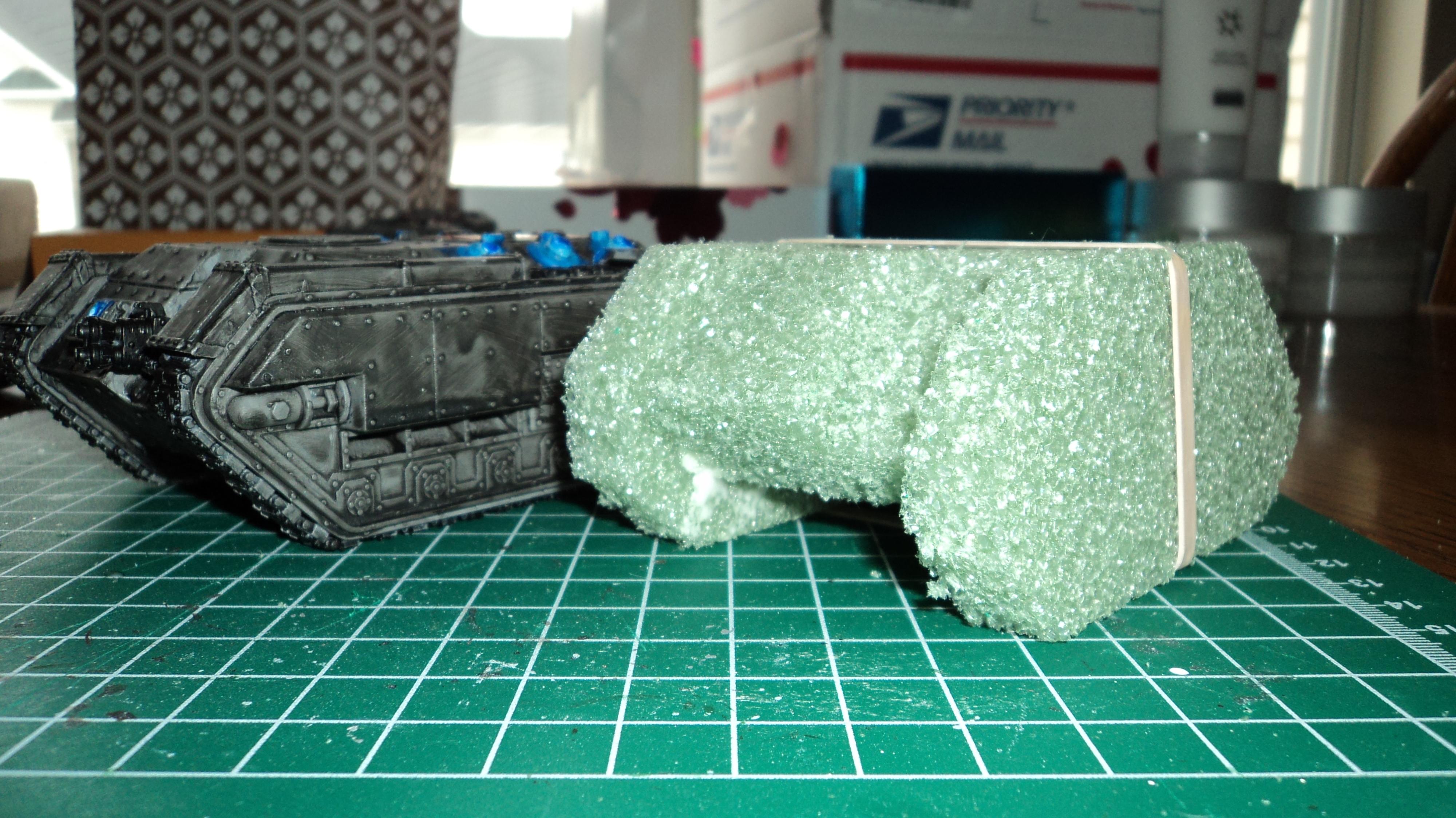 Imperial Guard, Foam Chimera close up
