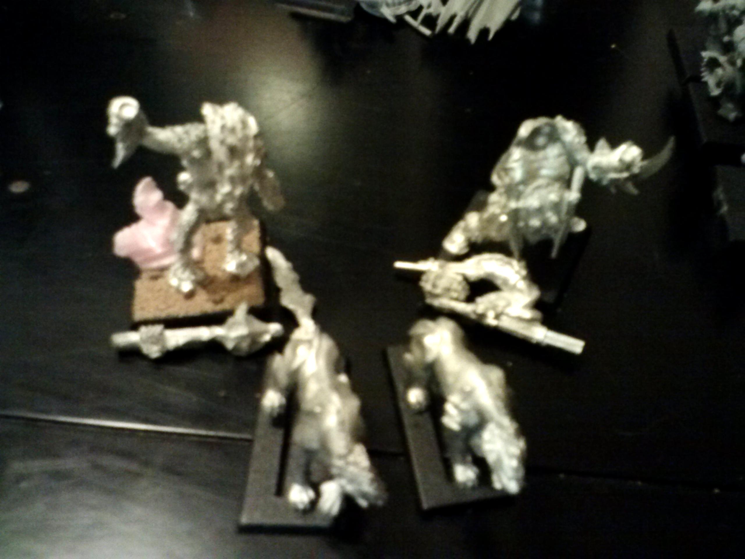 a troll and some metal models