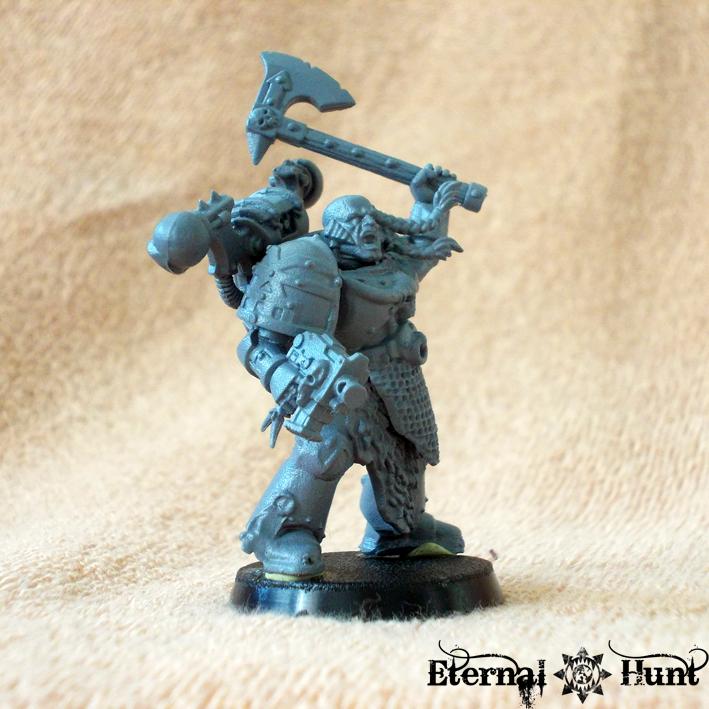 Chaos Space Marines, Conversion, Joras Turnpelt, Khorne, Renegades, Space Wolves, Warhammer 40,000