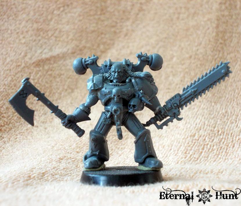 Chaos Space Marines, Conversion, Joras Turnpelt, Khorne, Renegades, Space Wolves, Warhammer 40,000