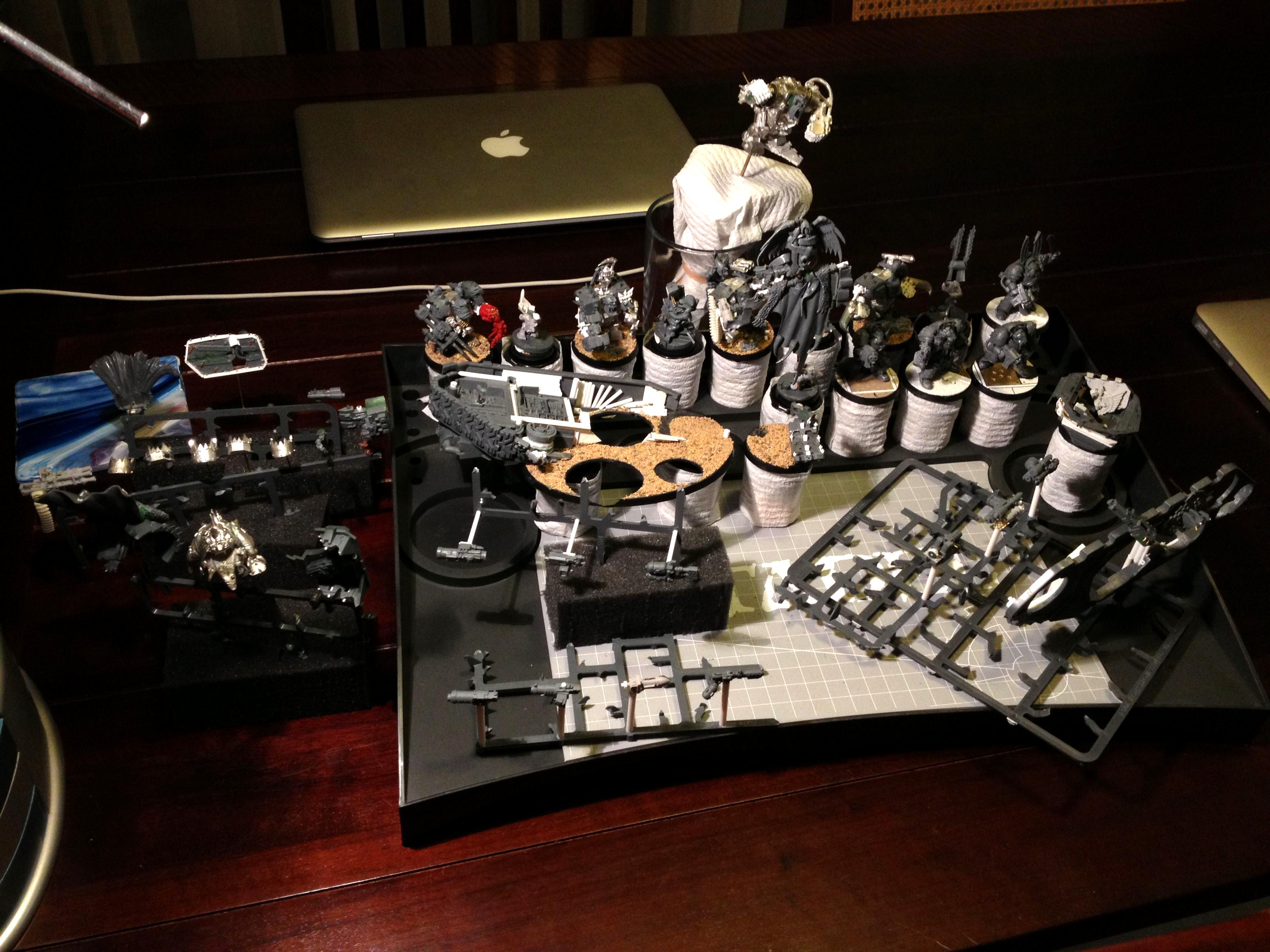 Da Dark Angelz, Orks, Work In Progress