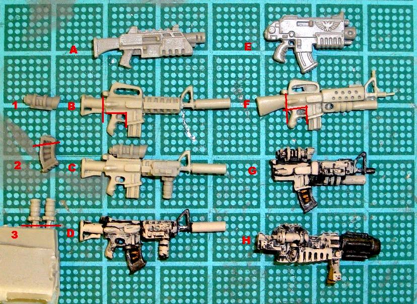 Conversion, Seals, Space Marines, Space Sharks, Weapon