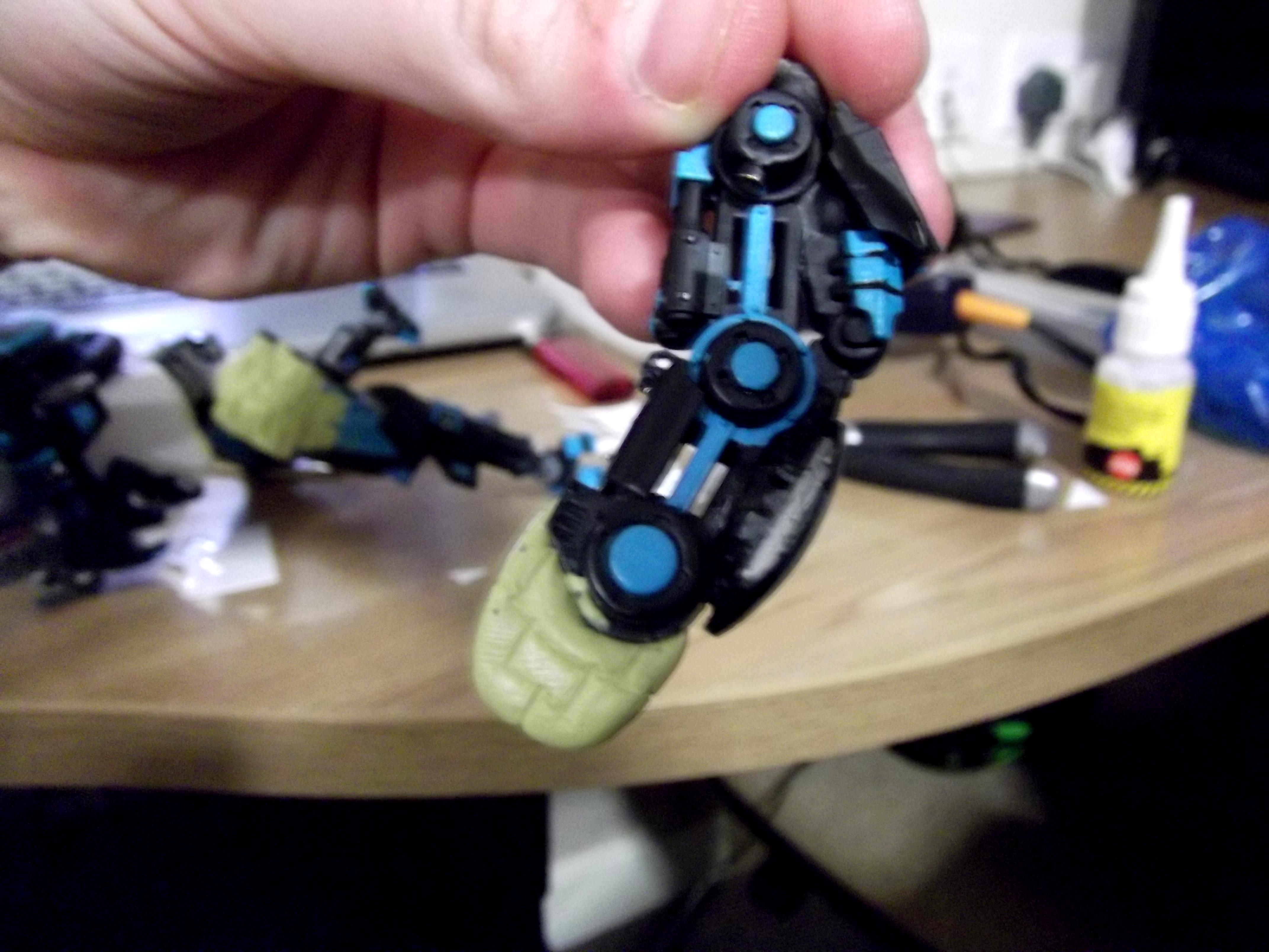 Arms, Battlesuit, Conversion, Jikoku, Kitbash, Riptide, Scratch Build, Tau, Work In Progress