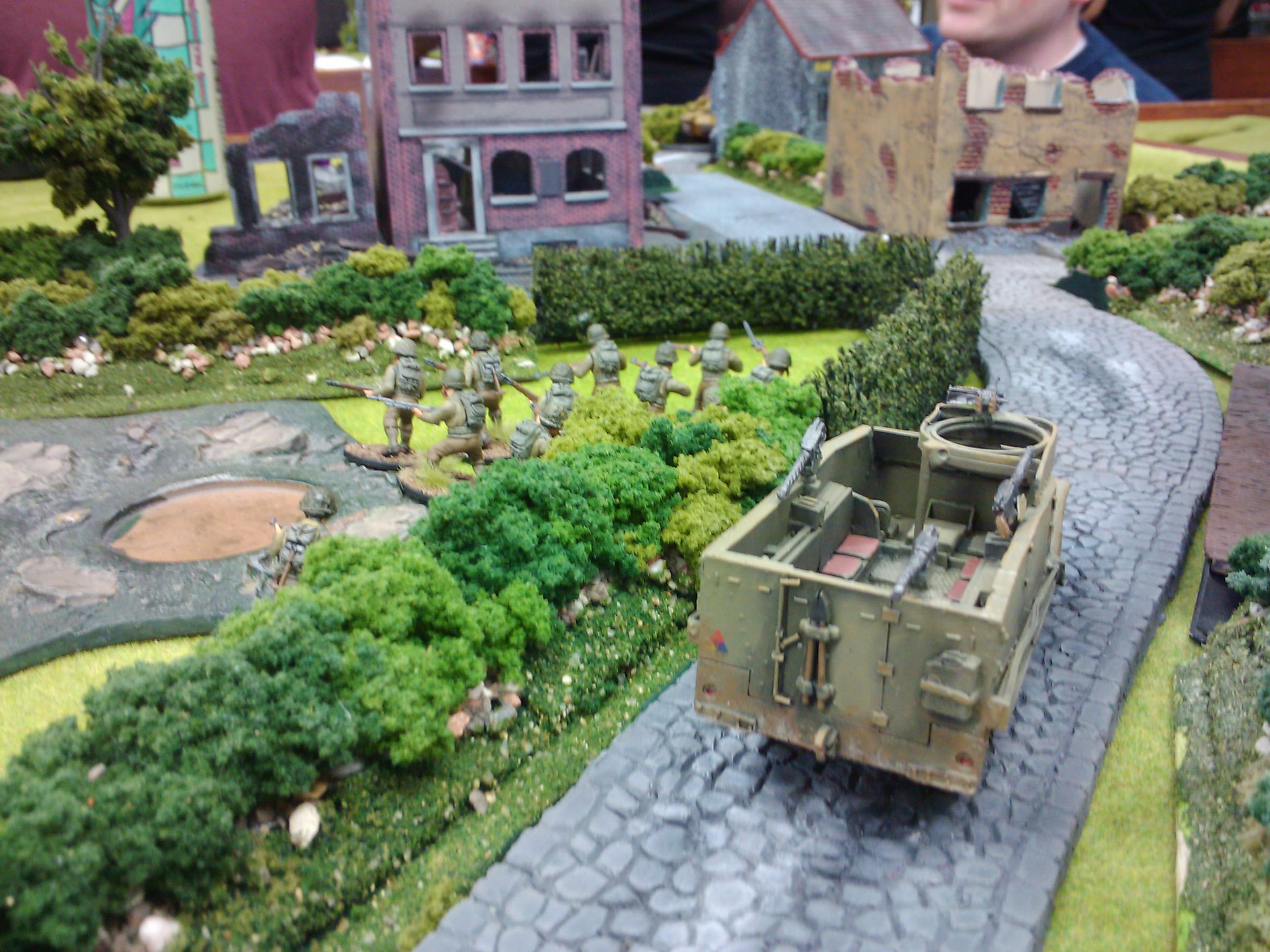 28mm, Army, Bolt Action, Demo, Game, Germans, Historical, Russians, Terrain, Us Army, Warlord Games, World War 2