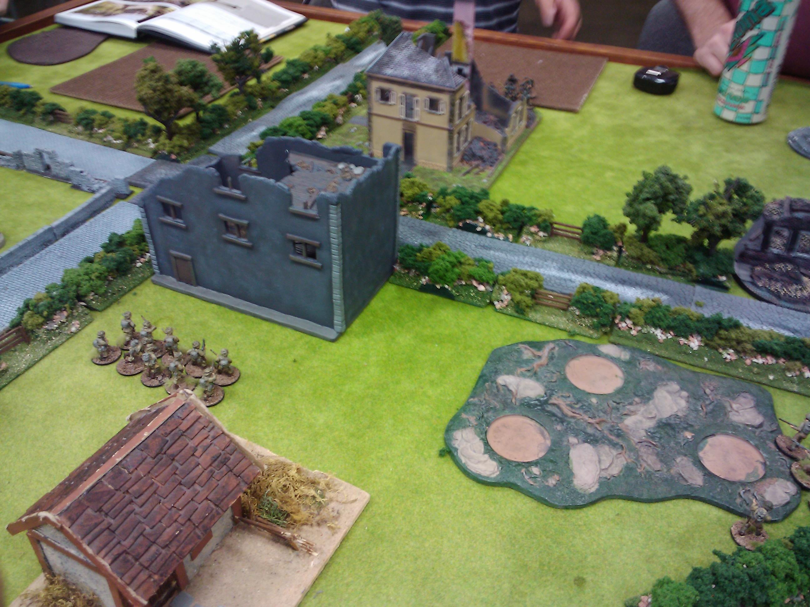 28mm, Army, Bolt Action, Demo, Game, Germans, Historical, Russians, Terrain, Us Army, Warlord Games, World War 2