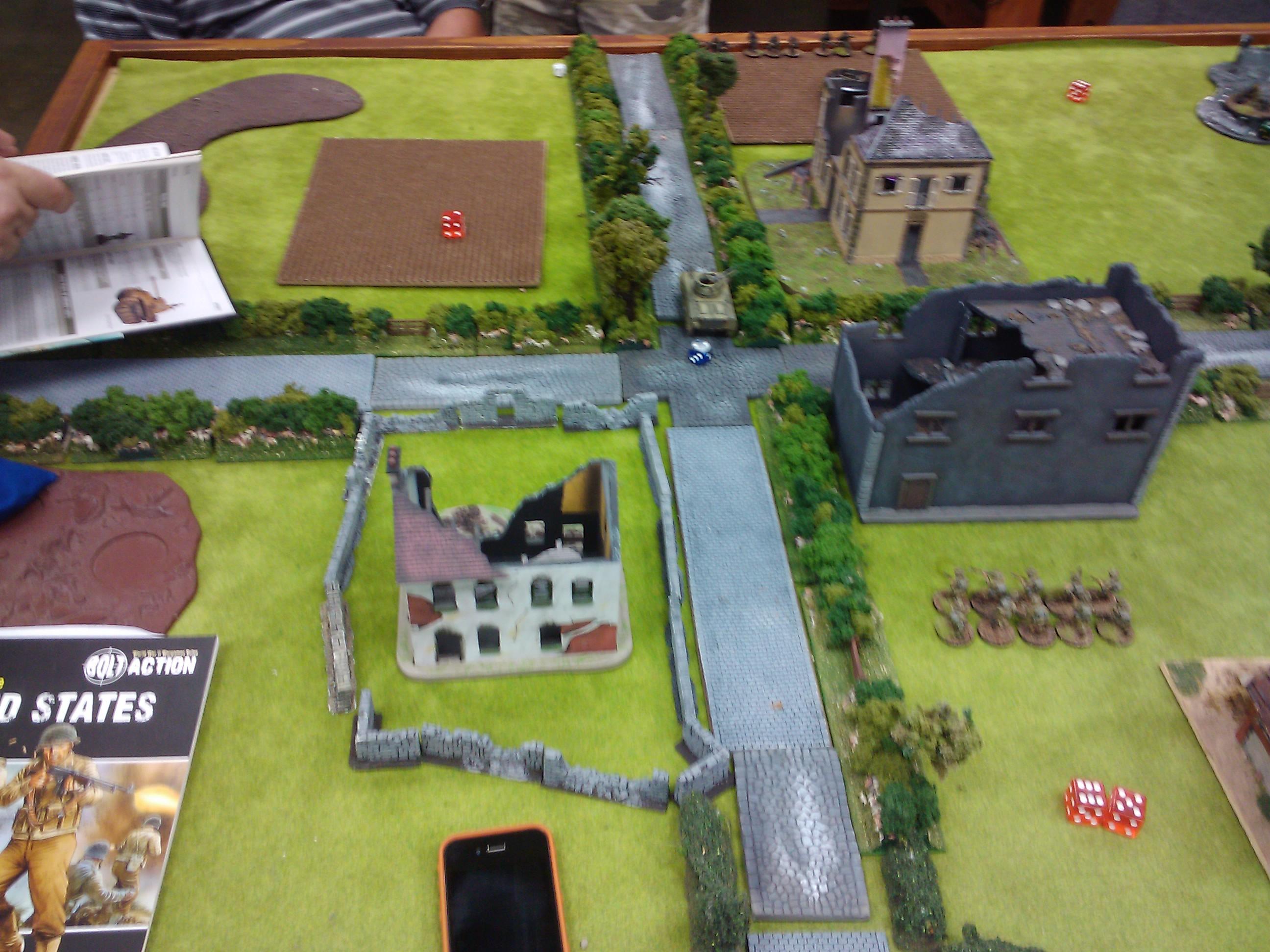 28mm, Army, Bolt Action, Demo, Game, Germans, Historical, Russians, Terrain, Us Army, Warlord Games, World War 2