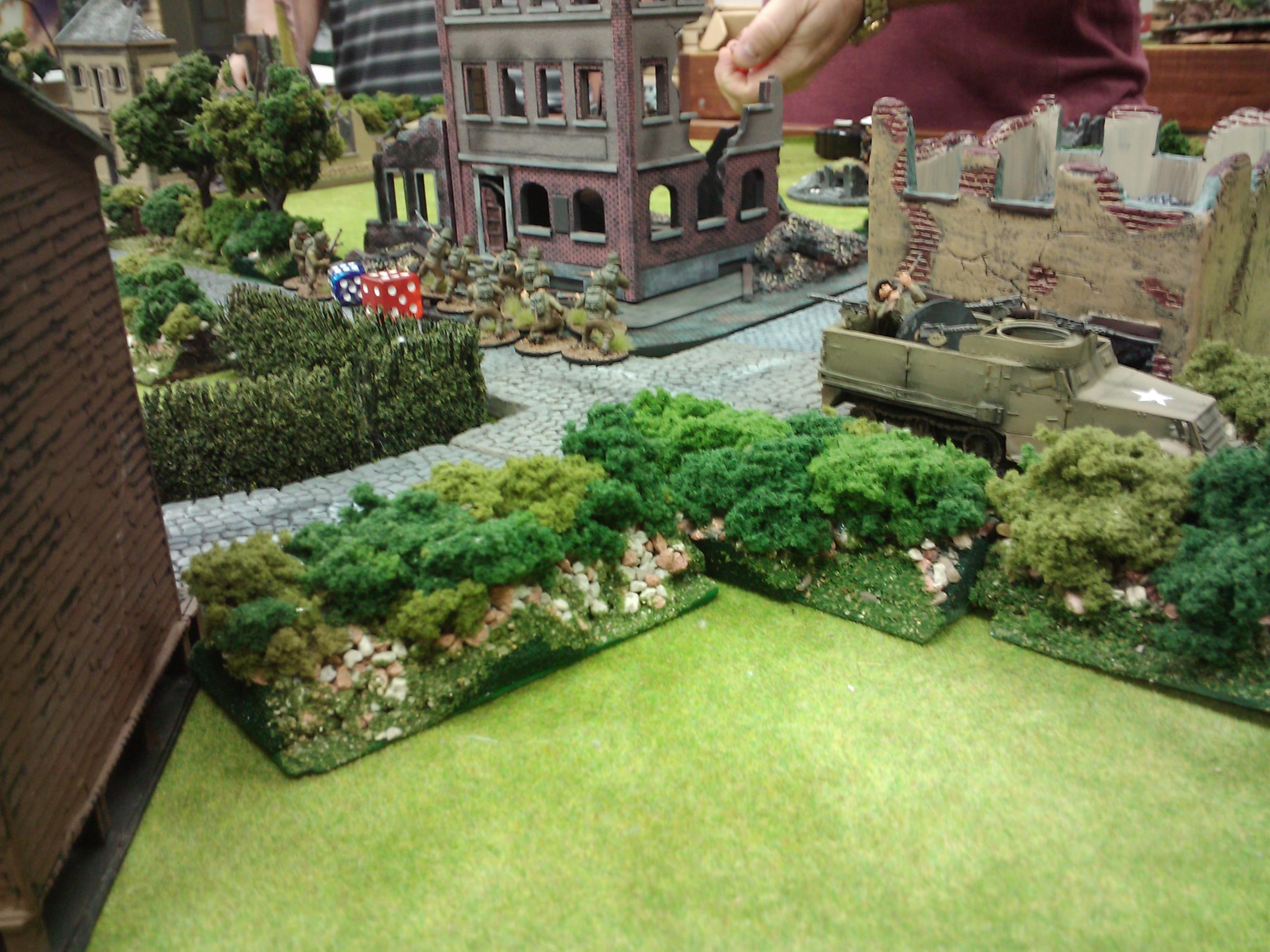 28mm, Army, Bolt Action, Demo, Game, Germans, Historical, Russians, Terrain, Us Army, Warlord Games, World War 2