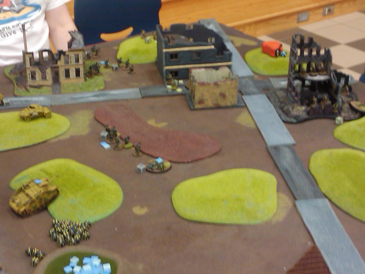28mm, Army, Bolt Action, Demo, Game, Germans, Historical, Russians, Terrain, Us Army, Warlord Games, World War 2