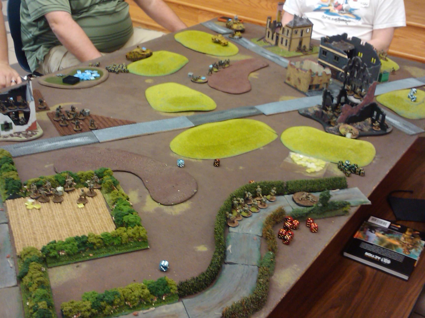 28mm, Army, Bolt Action, Demo, Game, Germans, Historical, Russians, Terrain, Us Army, Warlord Games, World War 2