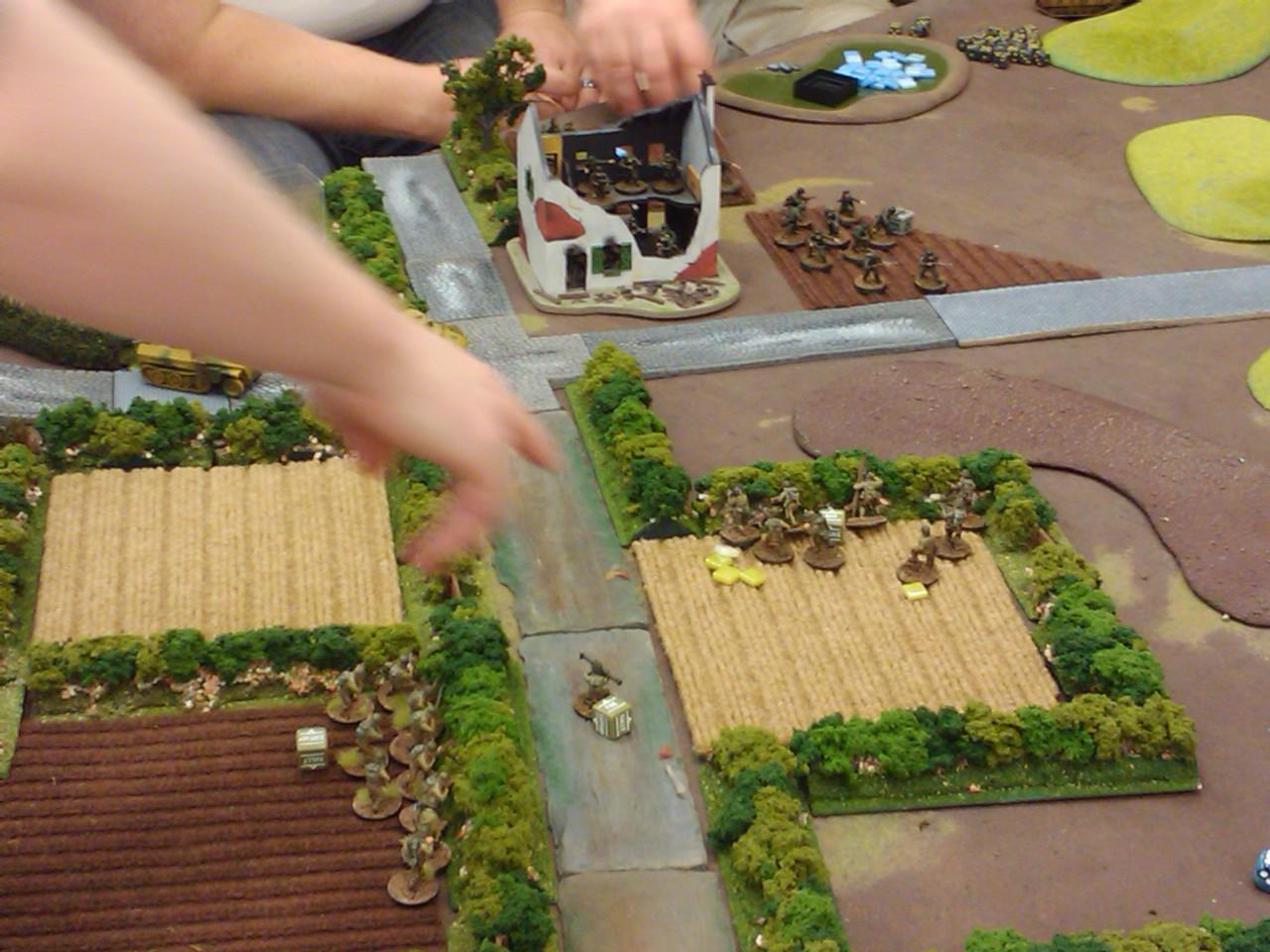 28mm, Army, Bolt Action, Demo, Game, Germans, Historical, Russians, Terrain, Us Army, Warlord Games, World War 2