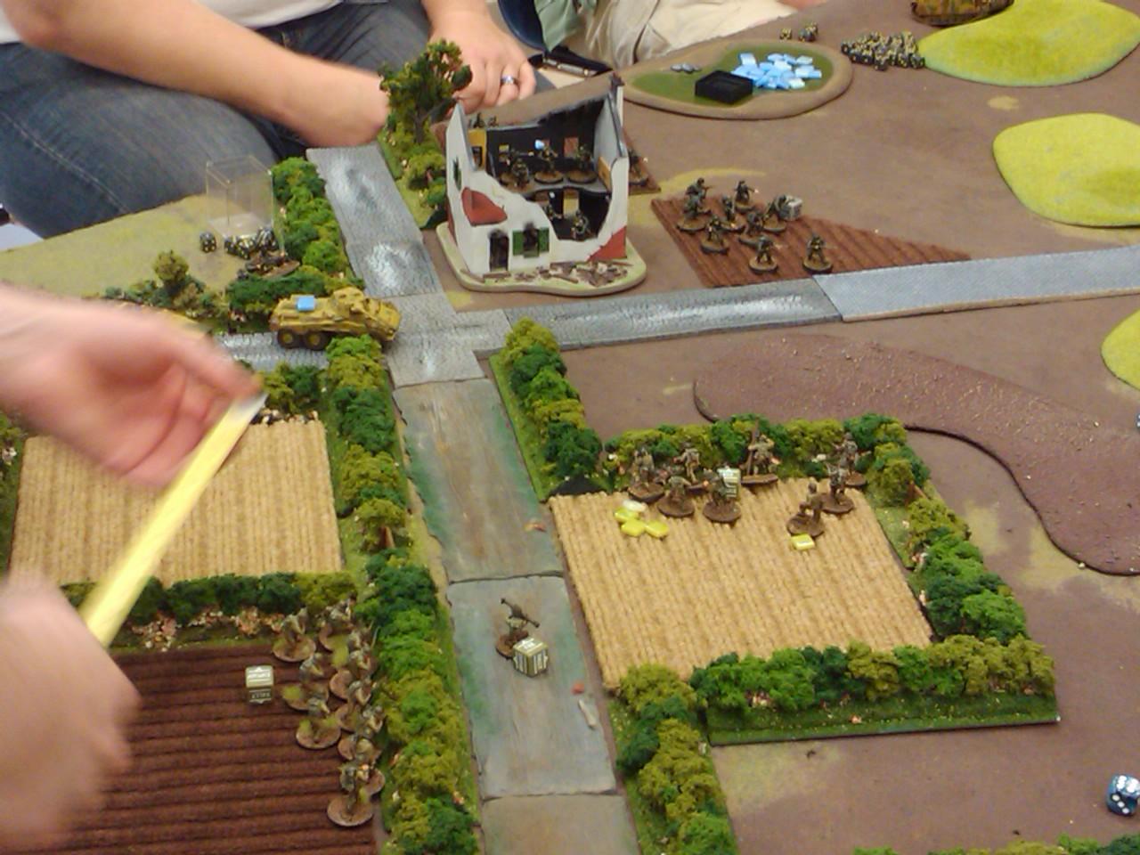 28mm, Army, Bolt Action, Demo, Game, Germans, Historical, Russians, Terrain, Us Army, Warlord Games, World War 2