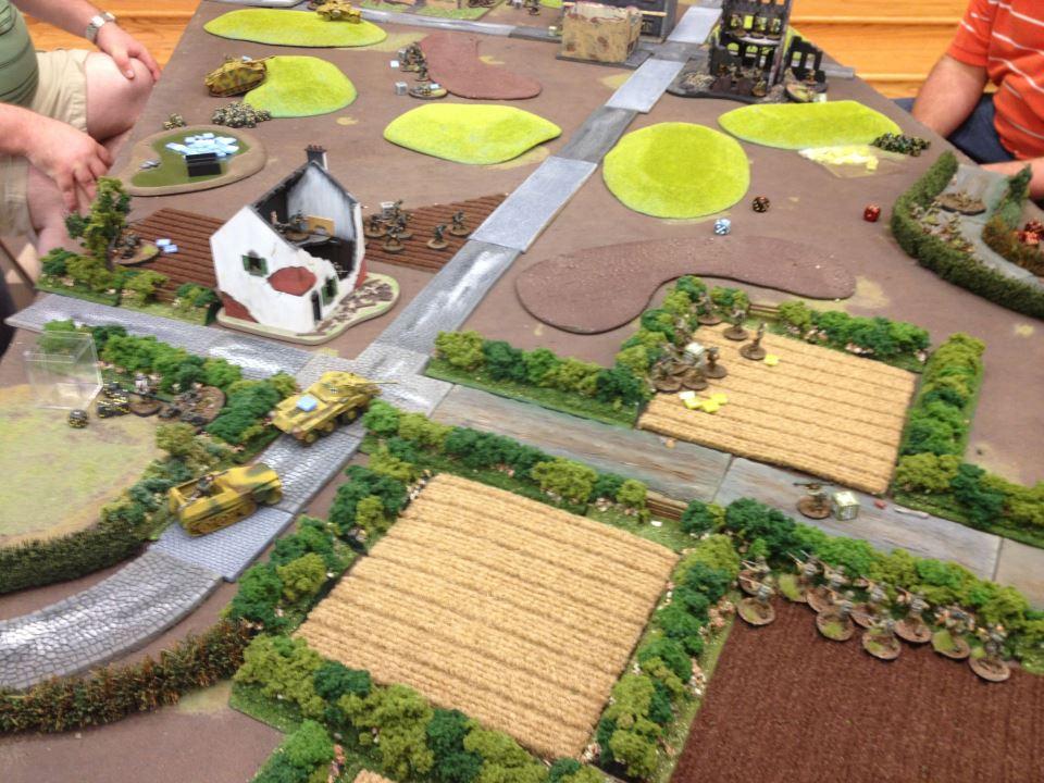 28mm, Army, Bolt Action, Demo, Game, Germans, Historical, Russians, Terrain, Us Army, Warlord Games, World War 2
