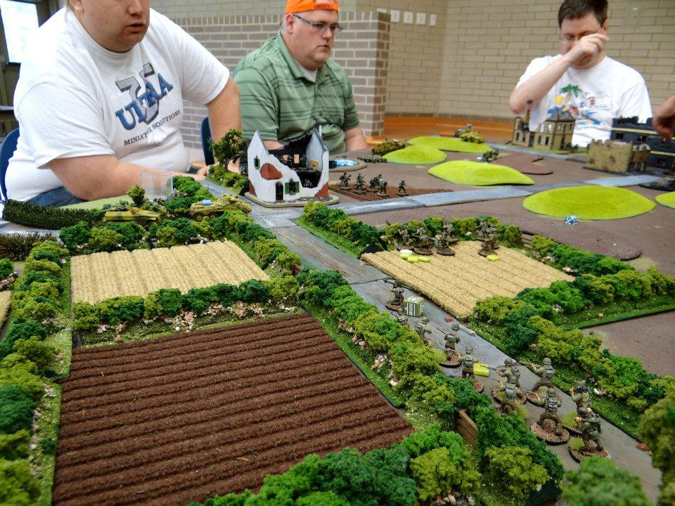 28mm, Army, Bolt Action, Demo, Game, Germans, Historical, Russians, Terrain, Us Army, Warlord Games, World War 2
