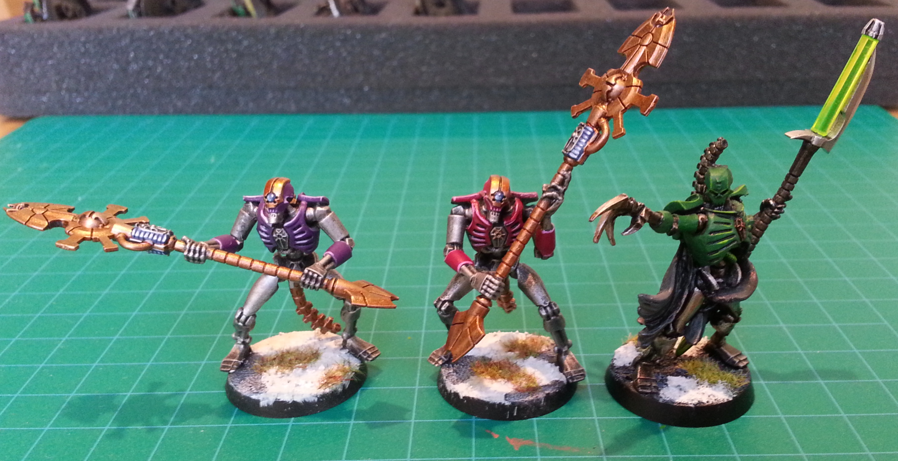 Brass, Cryptek, Green, Necrons