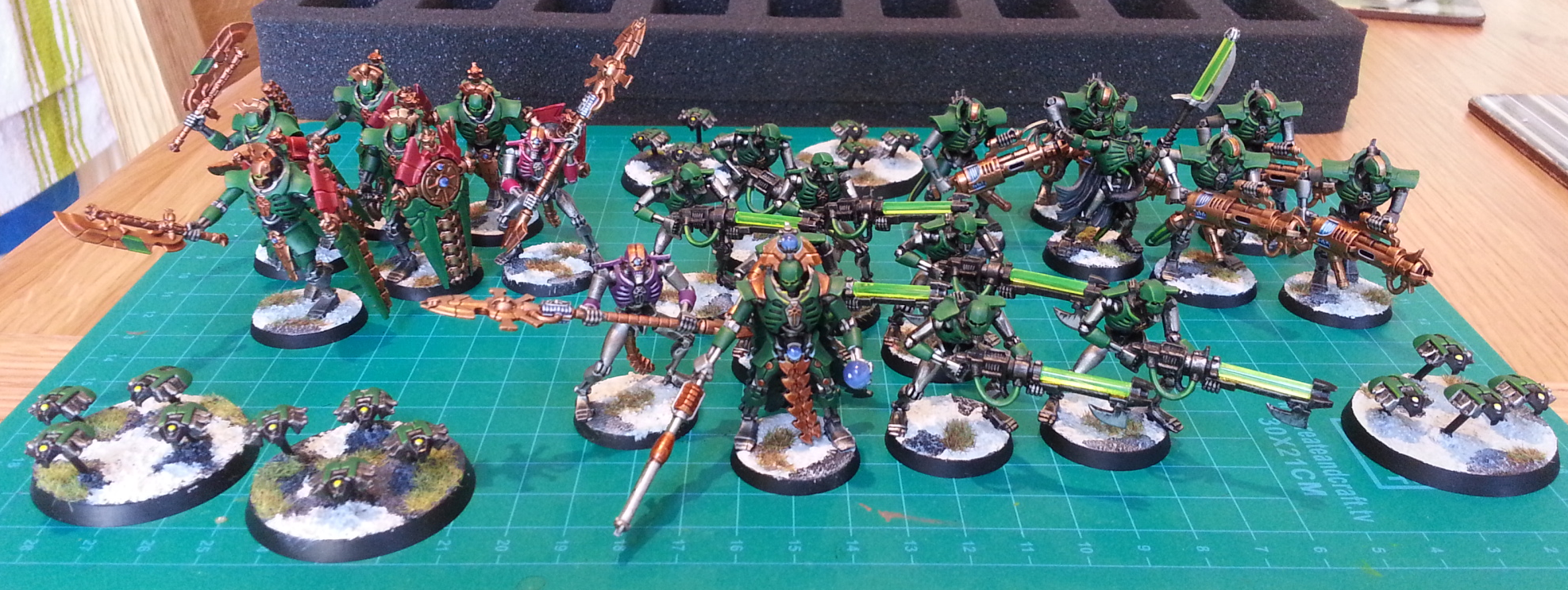 Brass, Green, Necrons