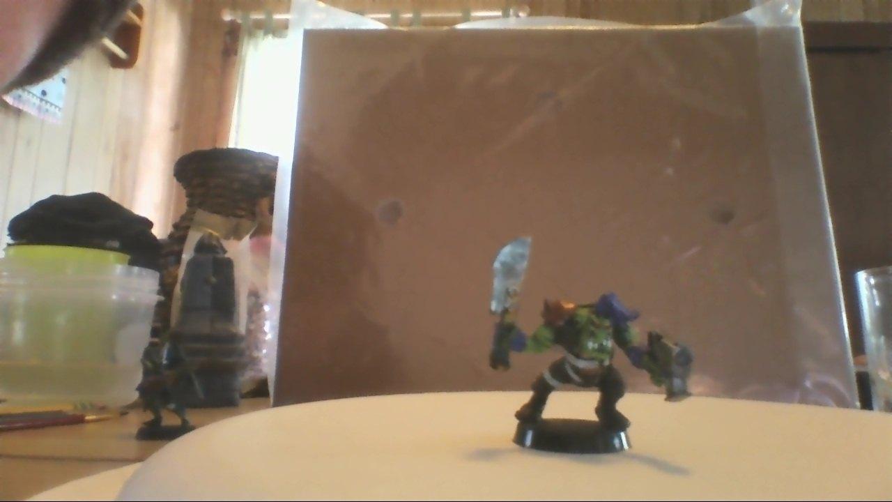 This is one of my orks, I like to paint them but OMG the numbers!!!