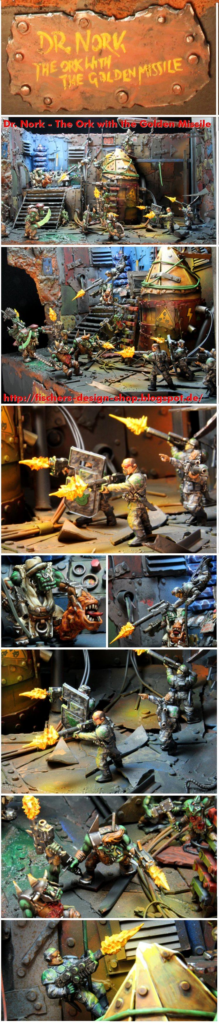 Dr. Nork, Imperial Guard, James Bond, Larry Correia, Not Santa, Object Source Lighting, Orks, Rappelling, Urban Camo