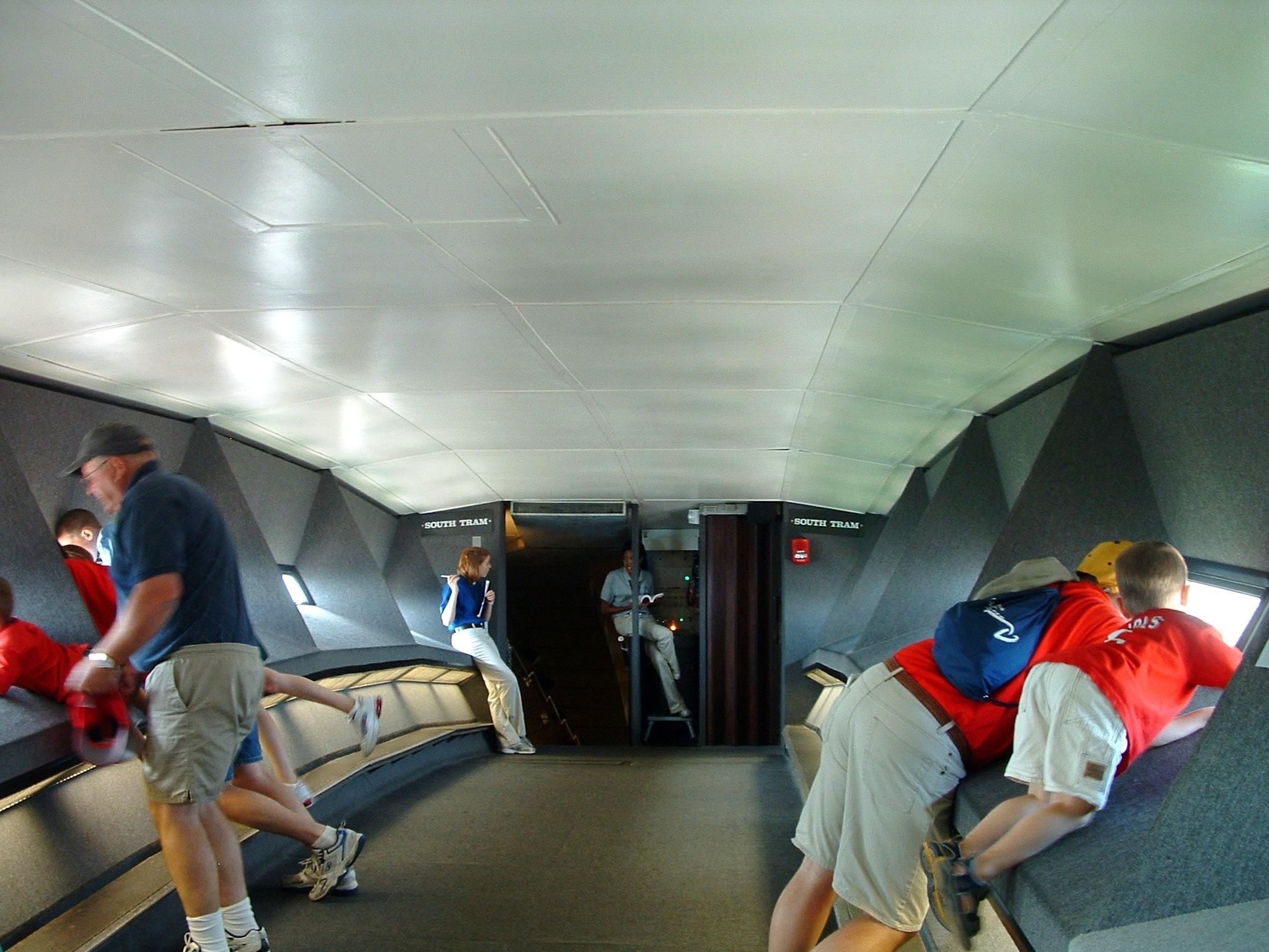 Inside top of arch