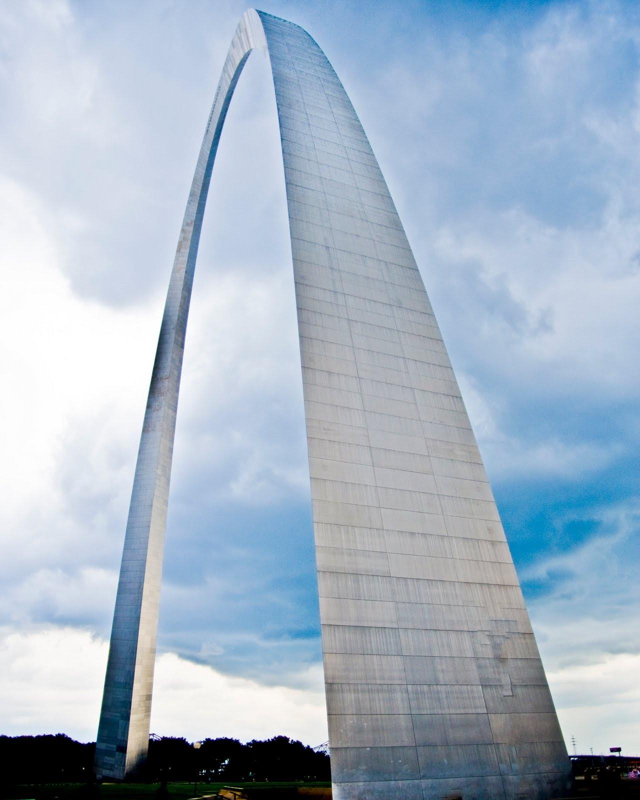 Side view of arch