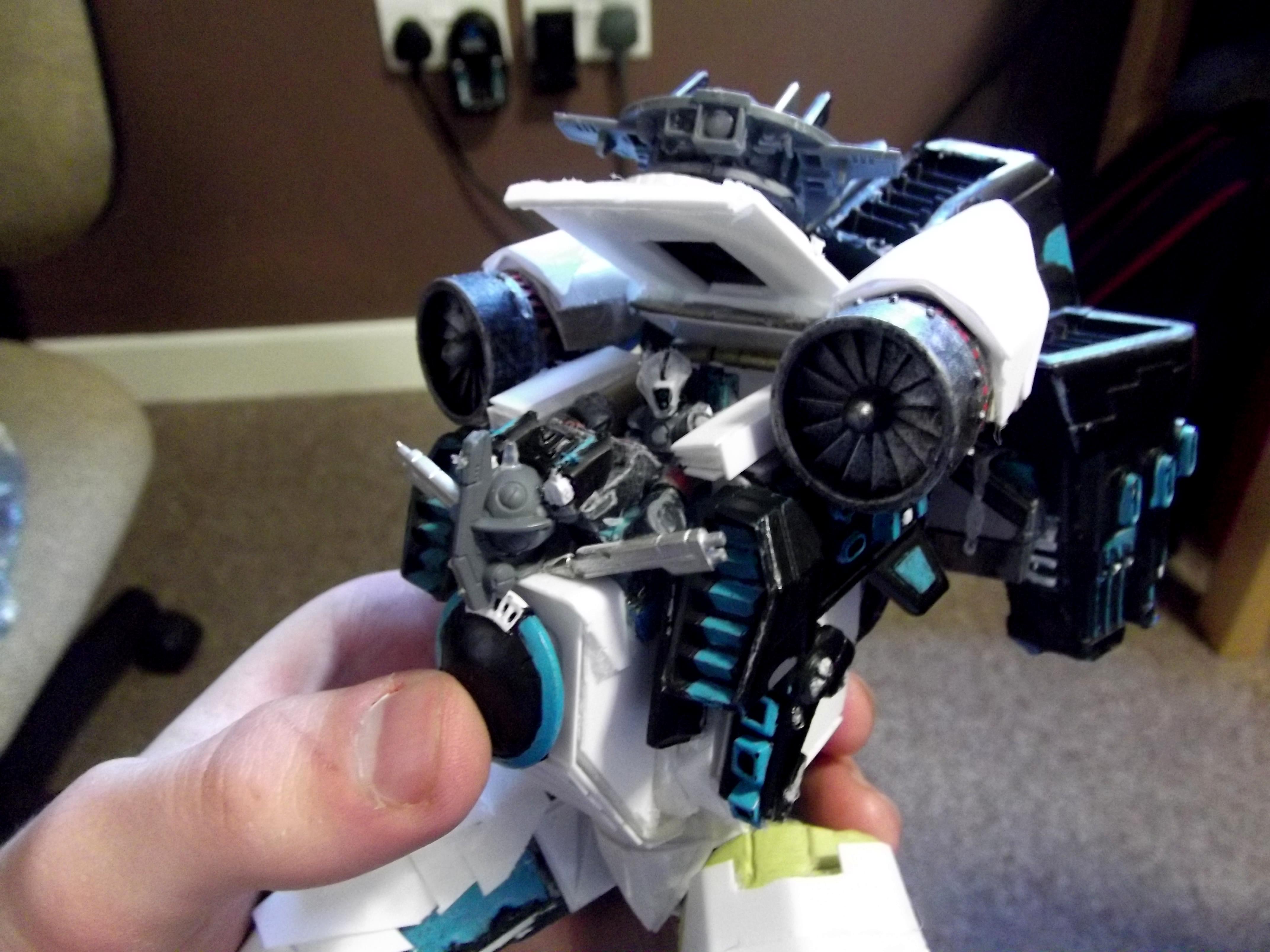 40k Scratchbuild, Conversion, Energy, Riptide, Shield, Tau