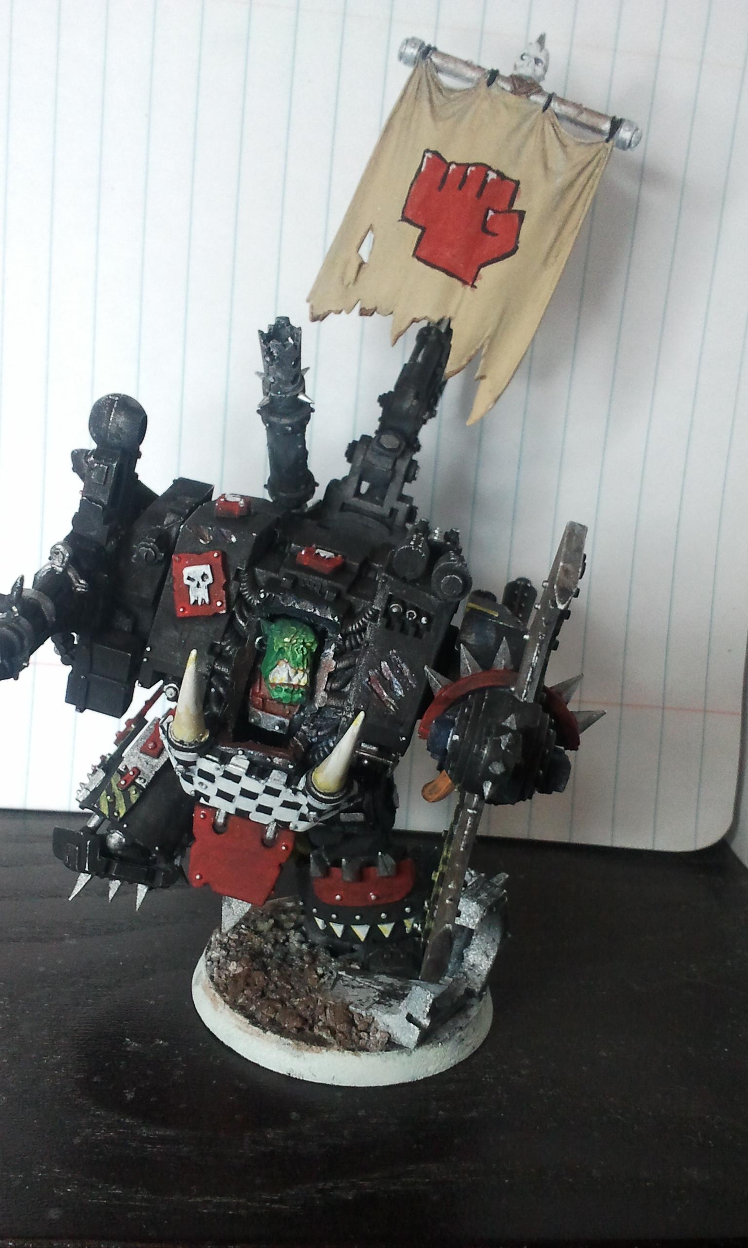 Conversion, Megaarmor, Orks, Warboss