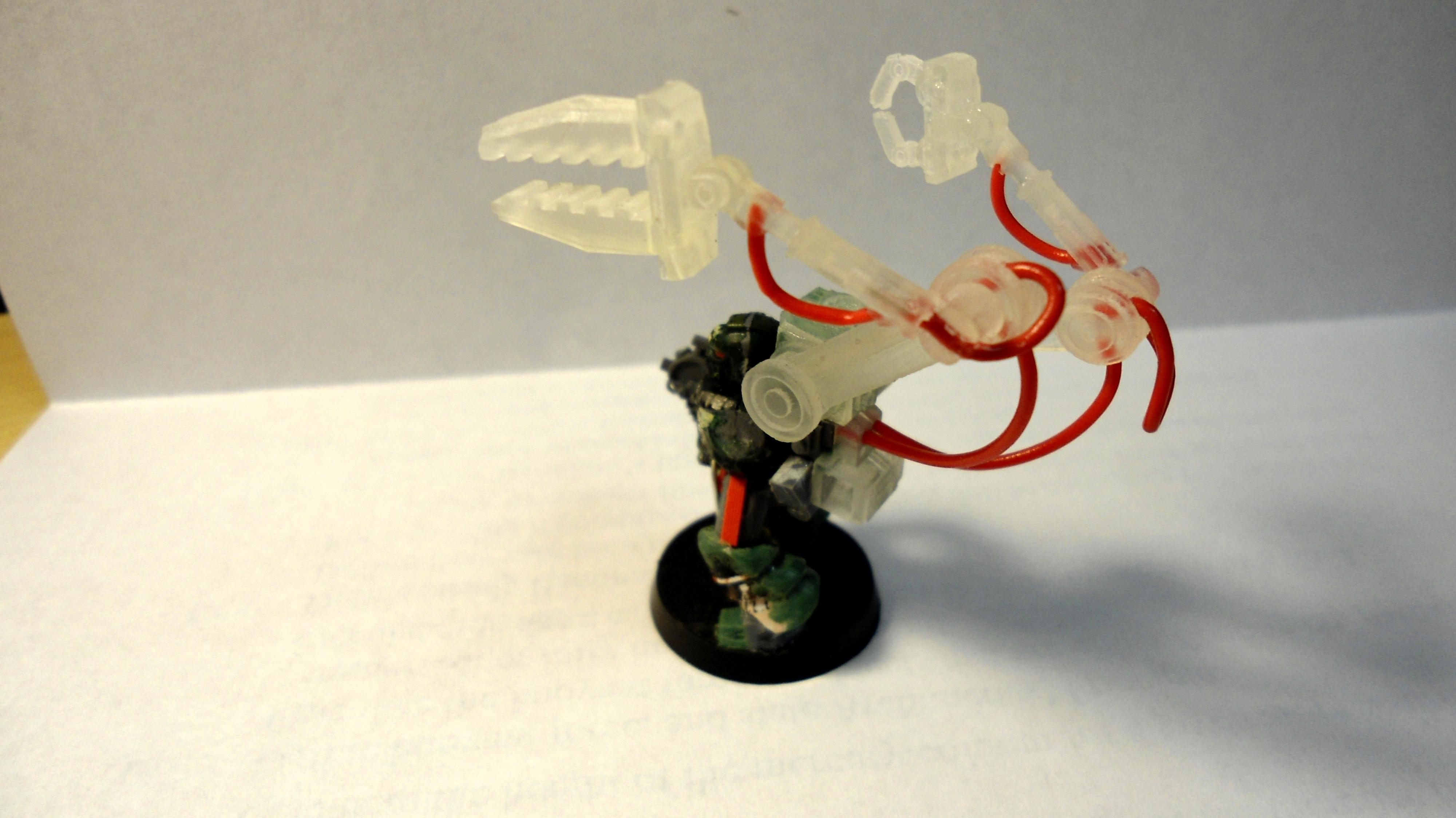 3d Printed, Conversion, Custom, Space Marines, Techmarine, Work In Progress