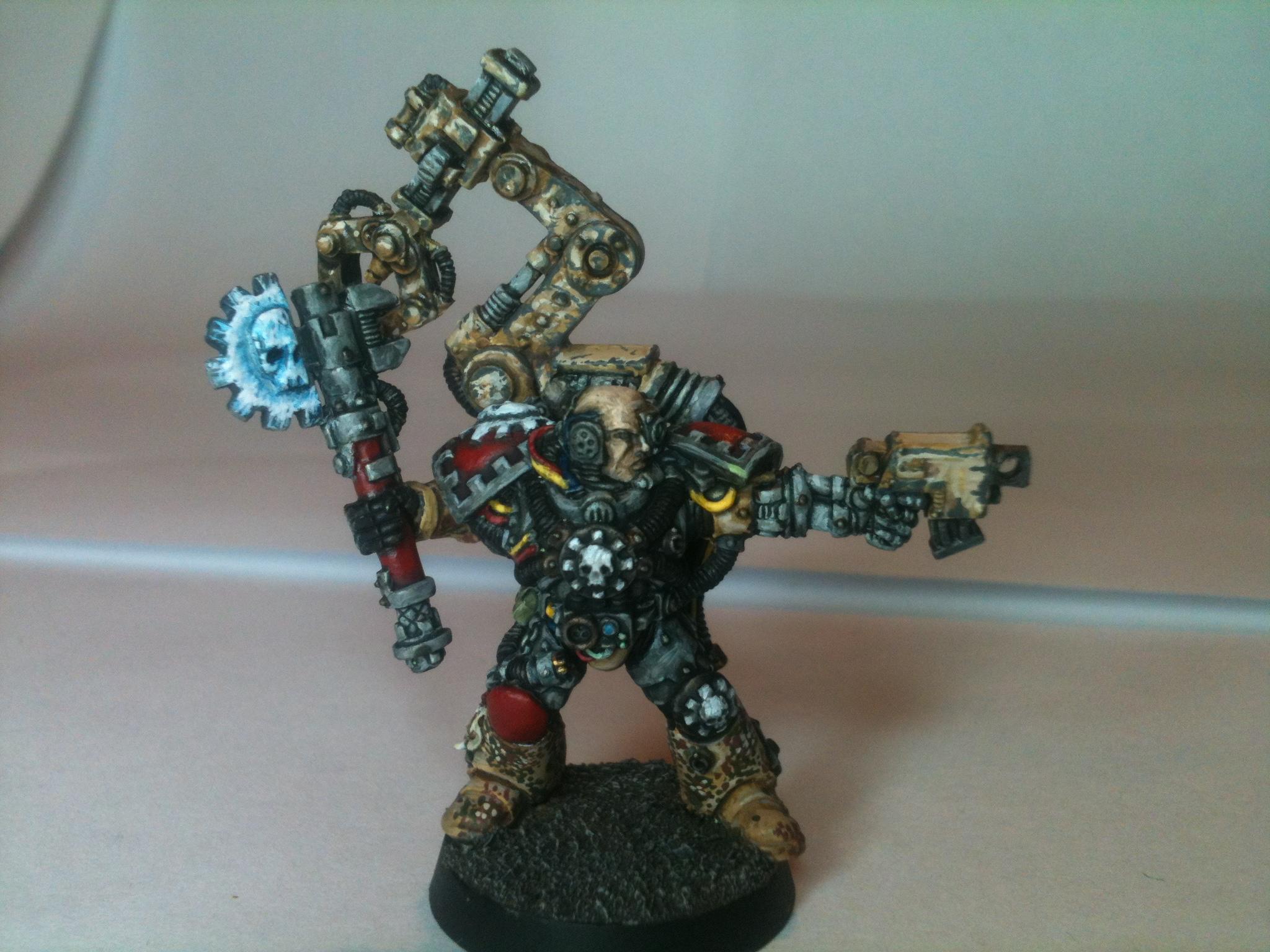 Electro Effect, Space Marines, Techmarine, Weathered