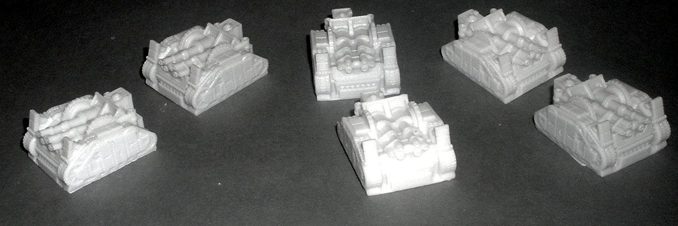 6mm, Chaos, Epic, Cannons of Khorne 