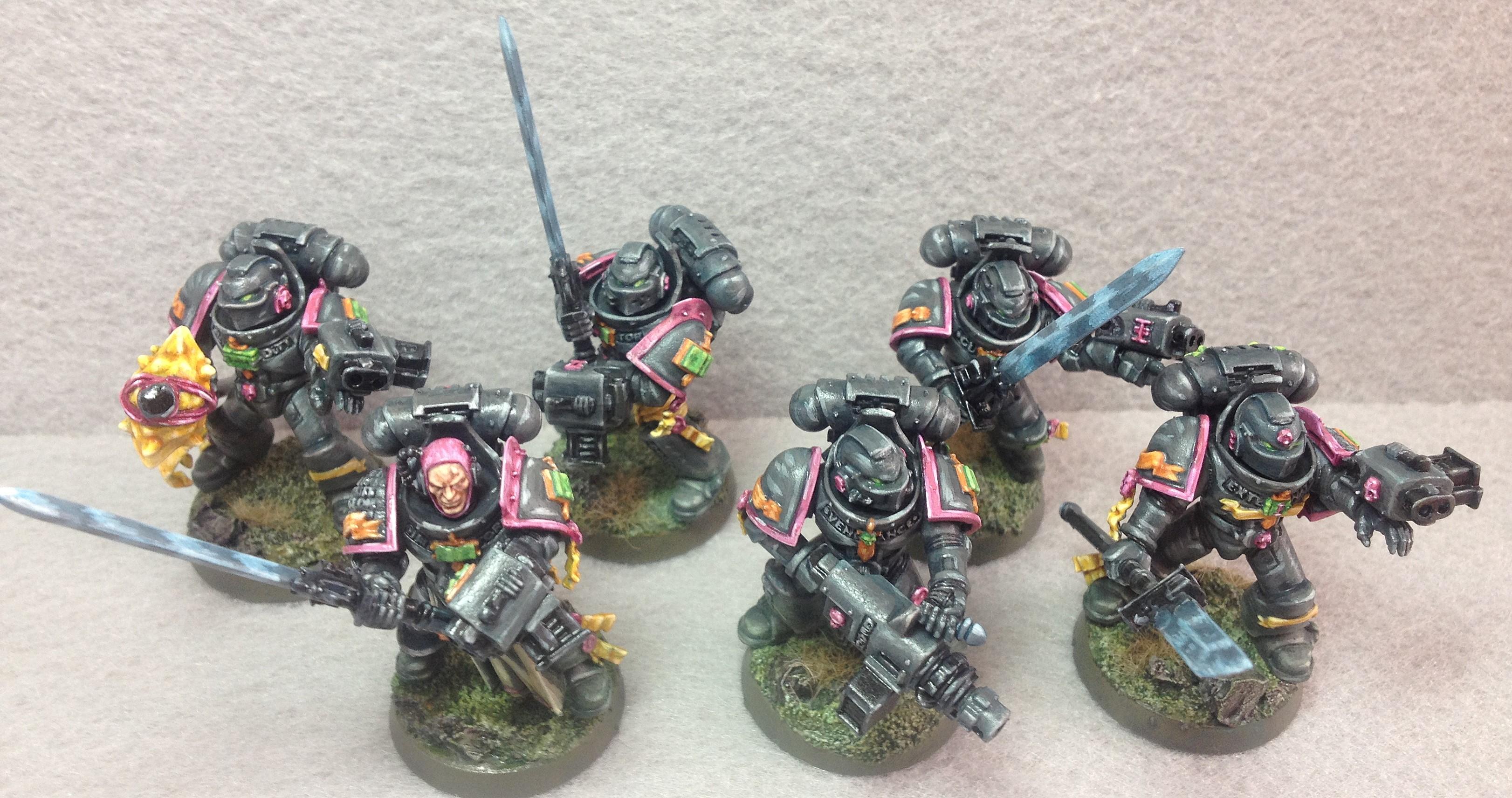 40k Grey Knights, Alternate Paint Job, Strike Squad