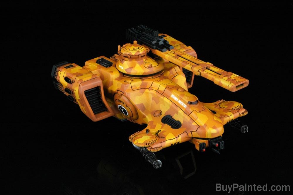 Hammerhead, Orange, Rail Canon, Tau, Tau Empire