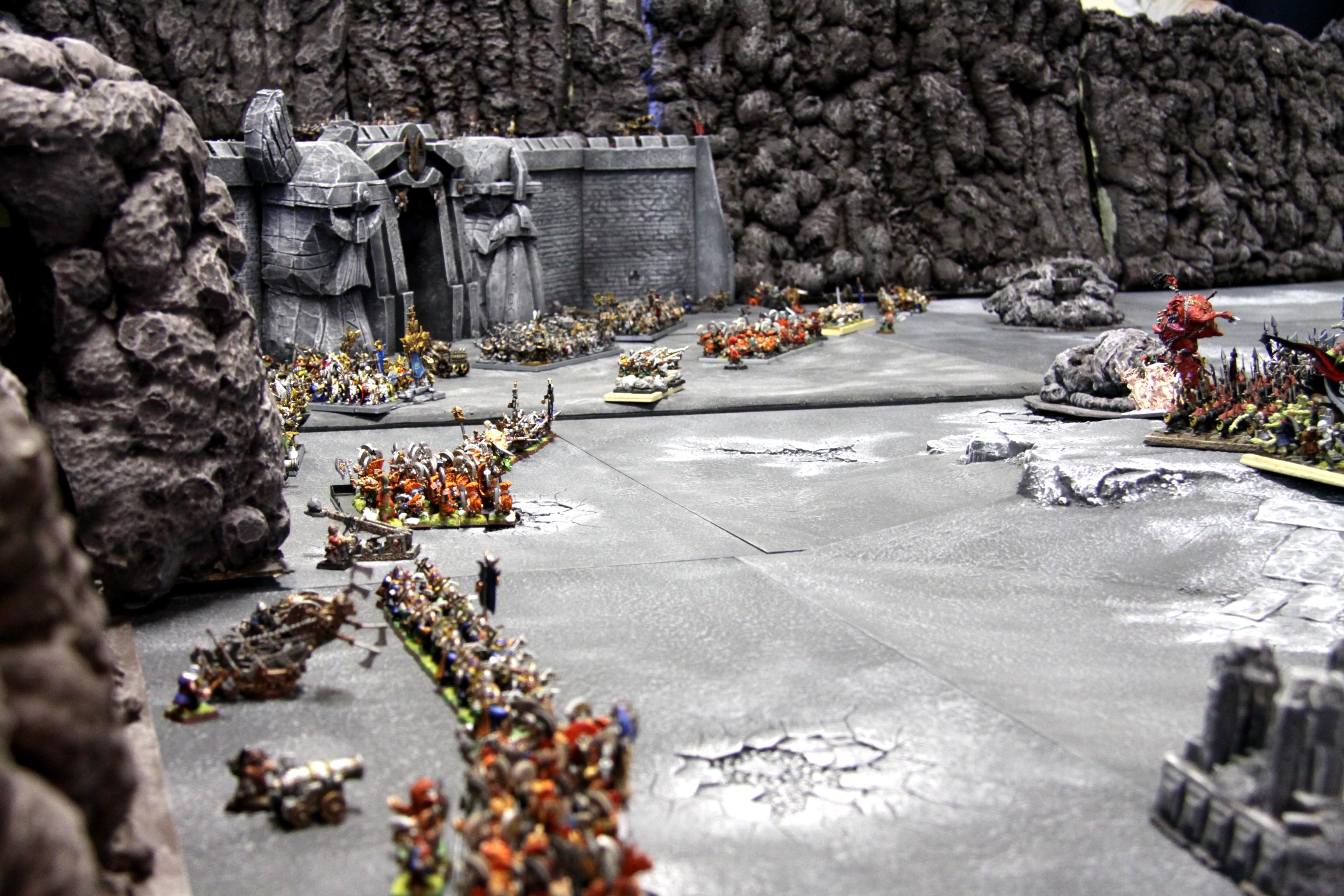 Castle, Dwarves, Empire, Epic Battle, River, Vampire, Warhammer Fantasy, Zhufbar