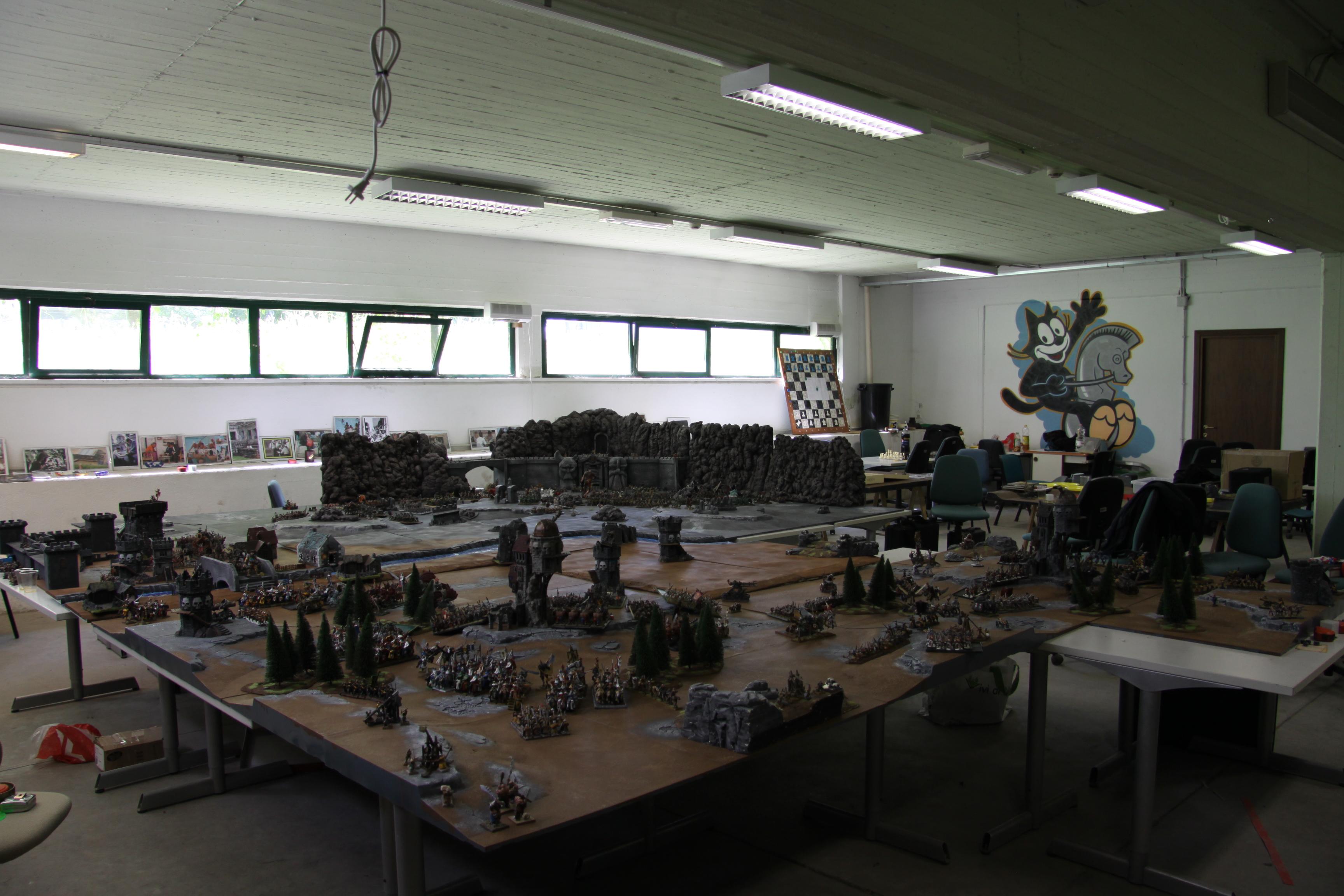 Castle, Dwarves, Empire, Epic Battle, River, Vampire, Warhammer Fantasy, Zhufbar
