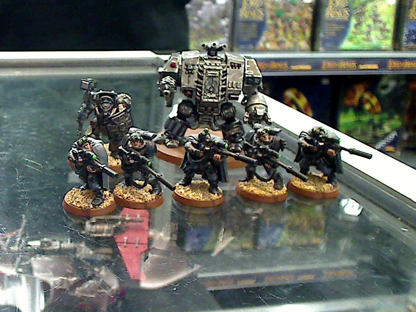 Iron Knights Scout Squad with Terminator and Dreadnought