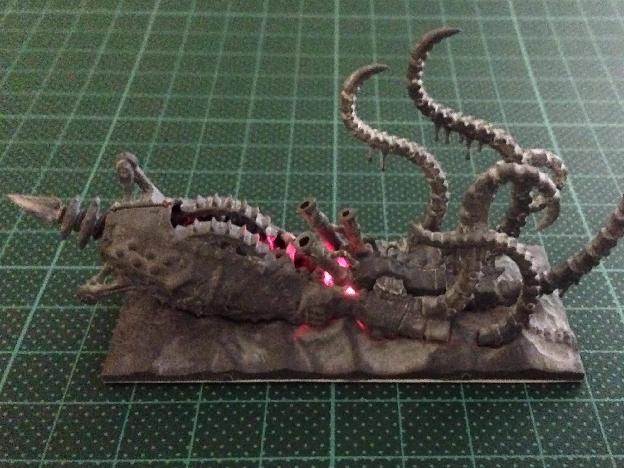 Experiments in LED lighting: Dreadfleet ship 'Black Kraken' (starboard)
