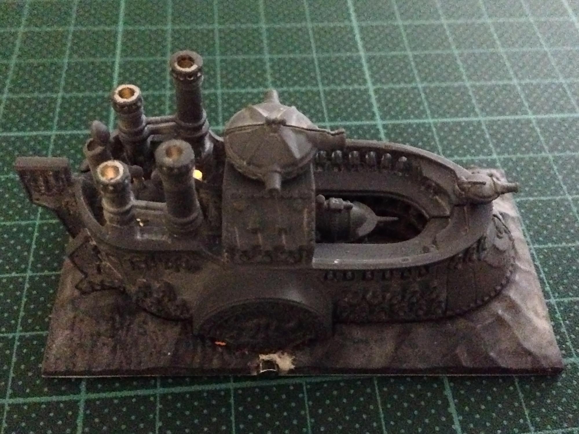 Experiments in LED lighting: Dreadfleet ship 'Grimnir's Thunder' (starboard)
