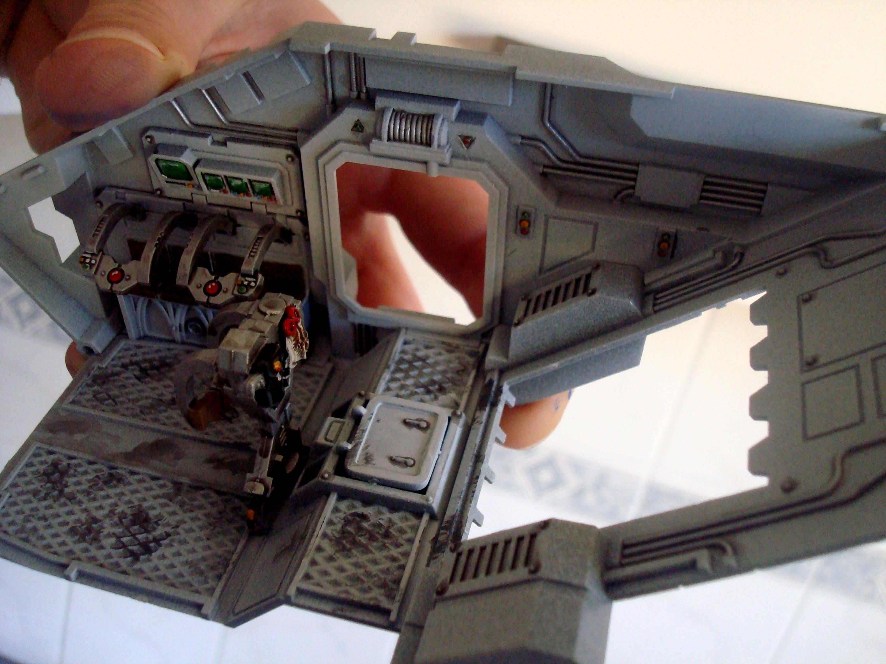 WIP Stormraven interior (painted)