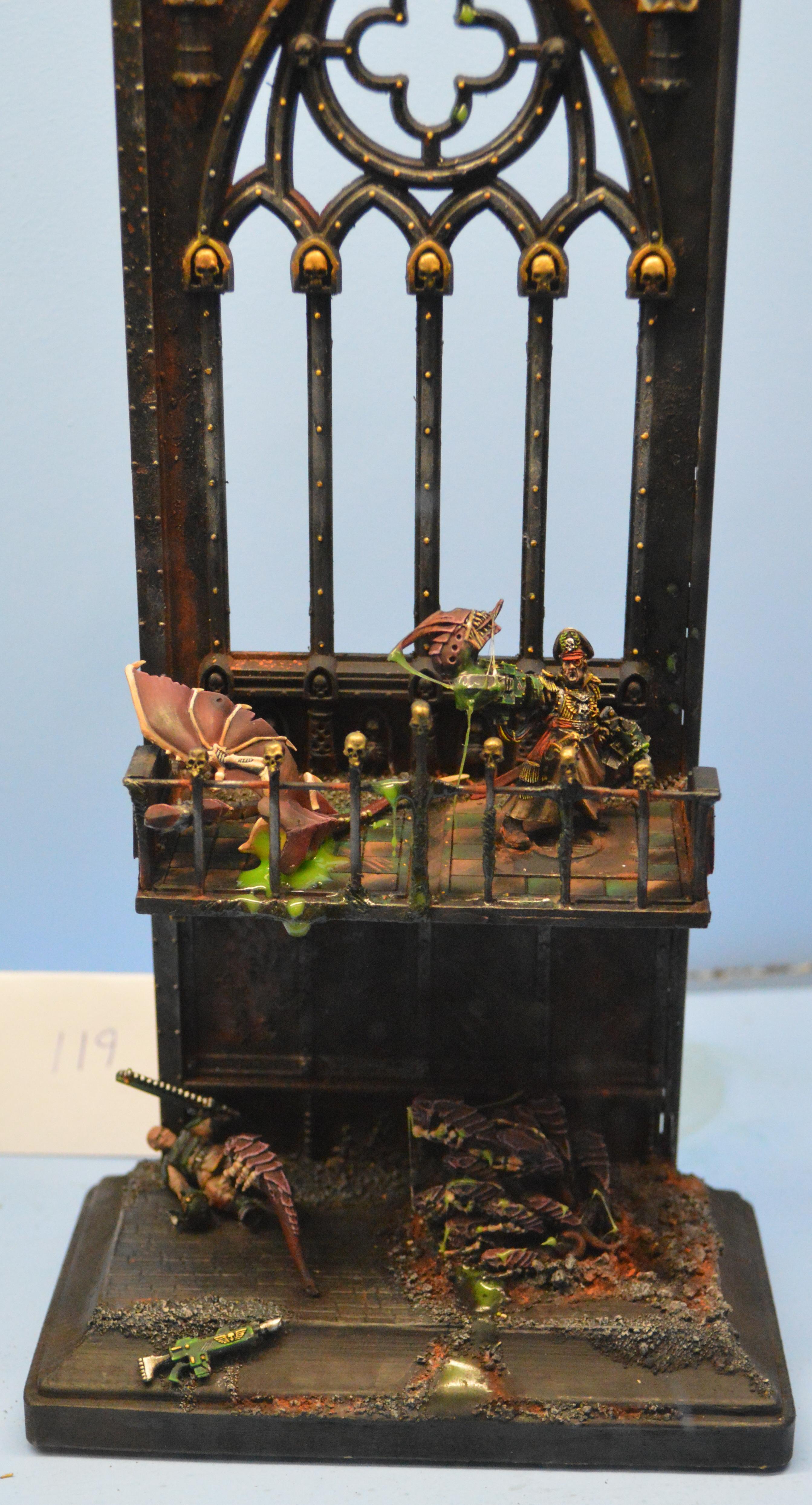 Adepticon, Commissar Yarick, Diorama, Imperial Guard, Tyranids