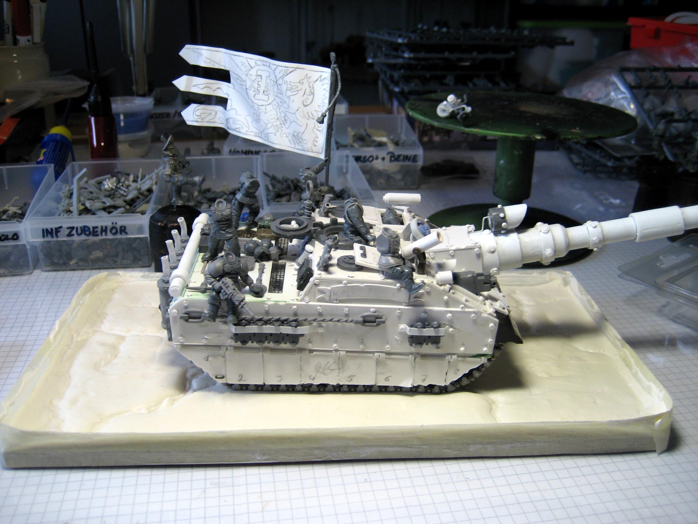 on the base