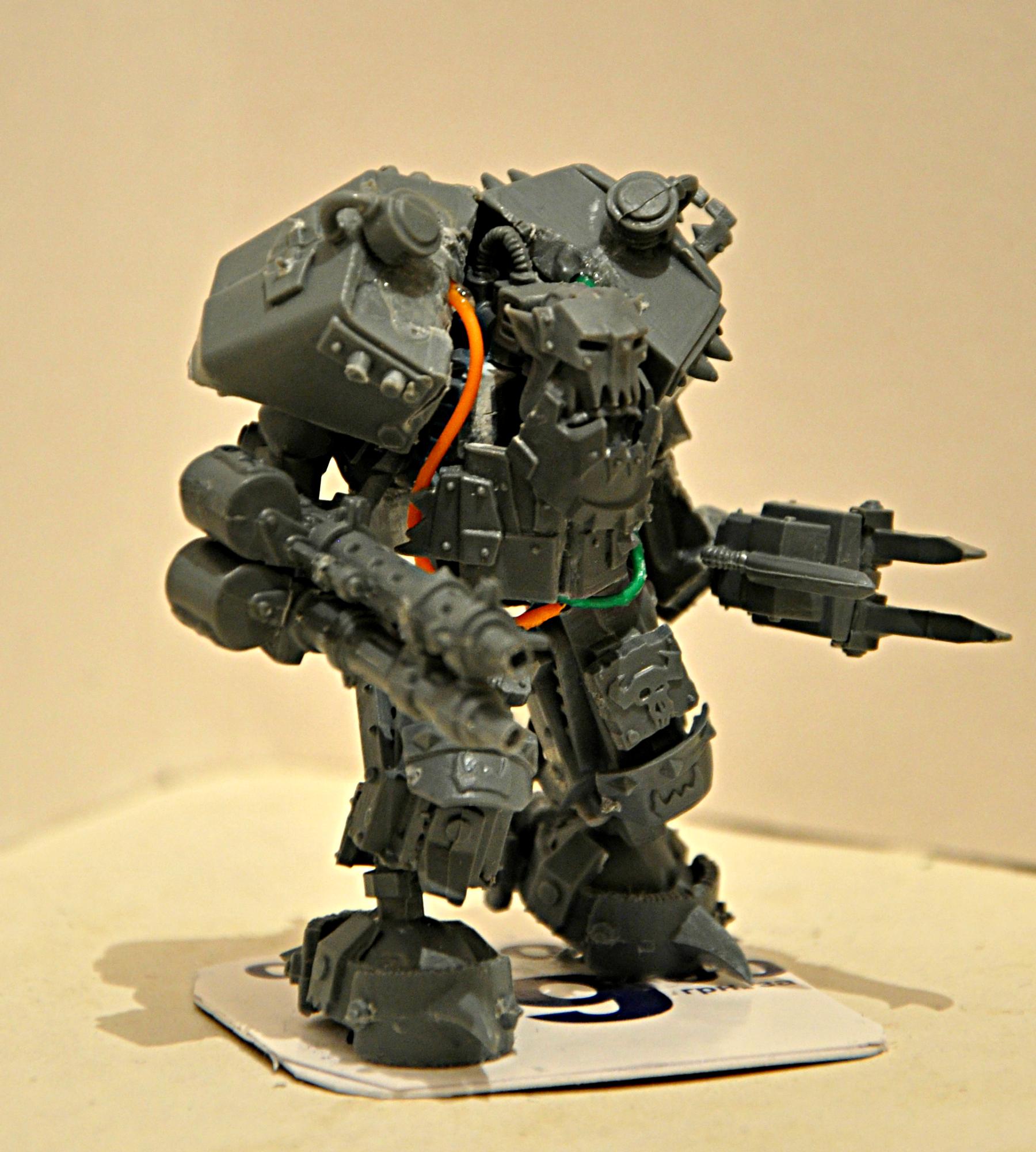 Conversion, Custom, Dakka Dakka, Deathskulls, Mega Armor, Meganob, Orks, Waaagh!