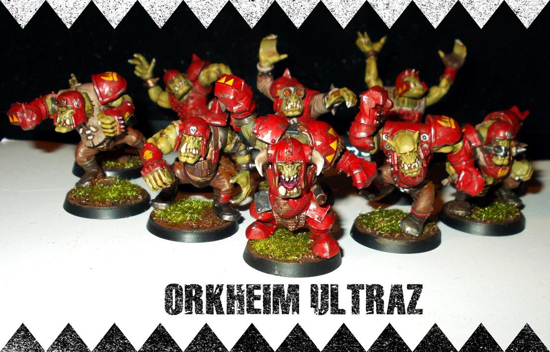 Bb, Black Orc, Blocker, Blood Bowl, Greenskins, Orc Team, Orcs, Orcs &amp; Goblins, Orkheim Ultraz, Team