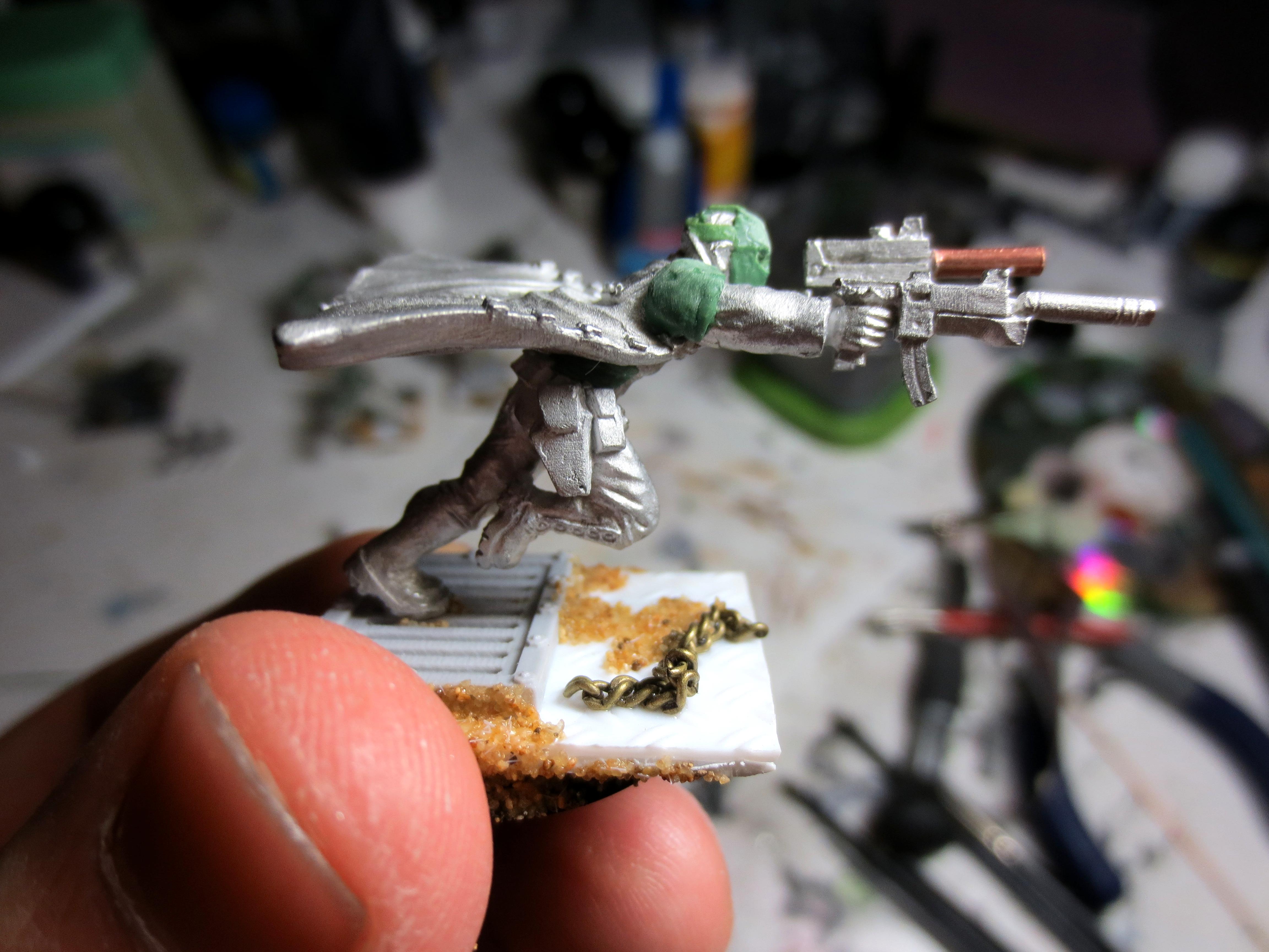 Autopistol, Conversion, Heresy, Inquisimunda, Inquisition, Juve, Necromunda, Warhammer 40,000, Work In Progress