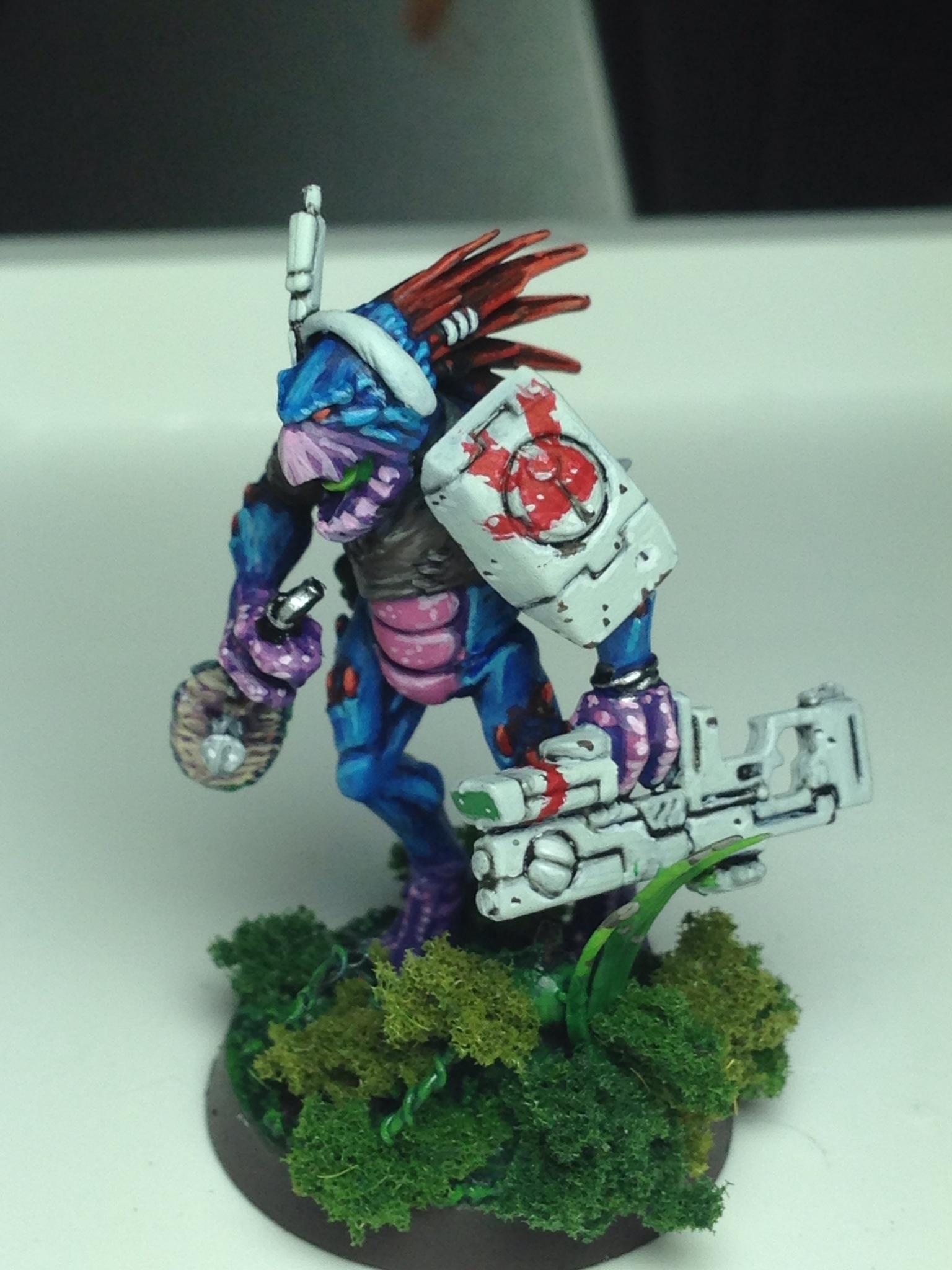 Camouflage, Conversion, Exotic, Fire Warriors, Jungle, Kitbash, Kroot, Kroot Mercenaries, Tau, Warhammer 40,000