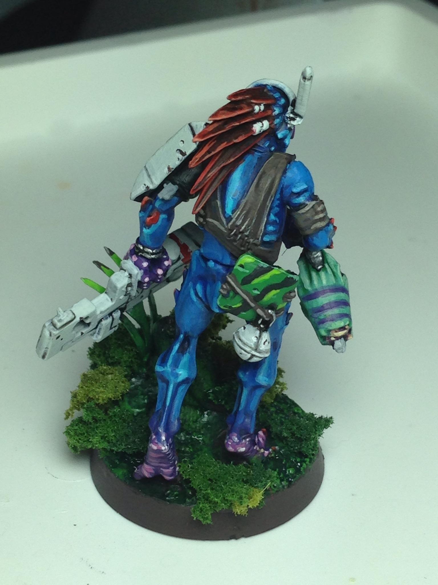 Camouflage, Conversion, Exotic, Fire Warriors, Jungle, Kitbash, Kroot, Kroot Mercenaries, Tau, Warhammer 40,000