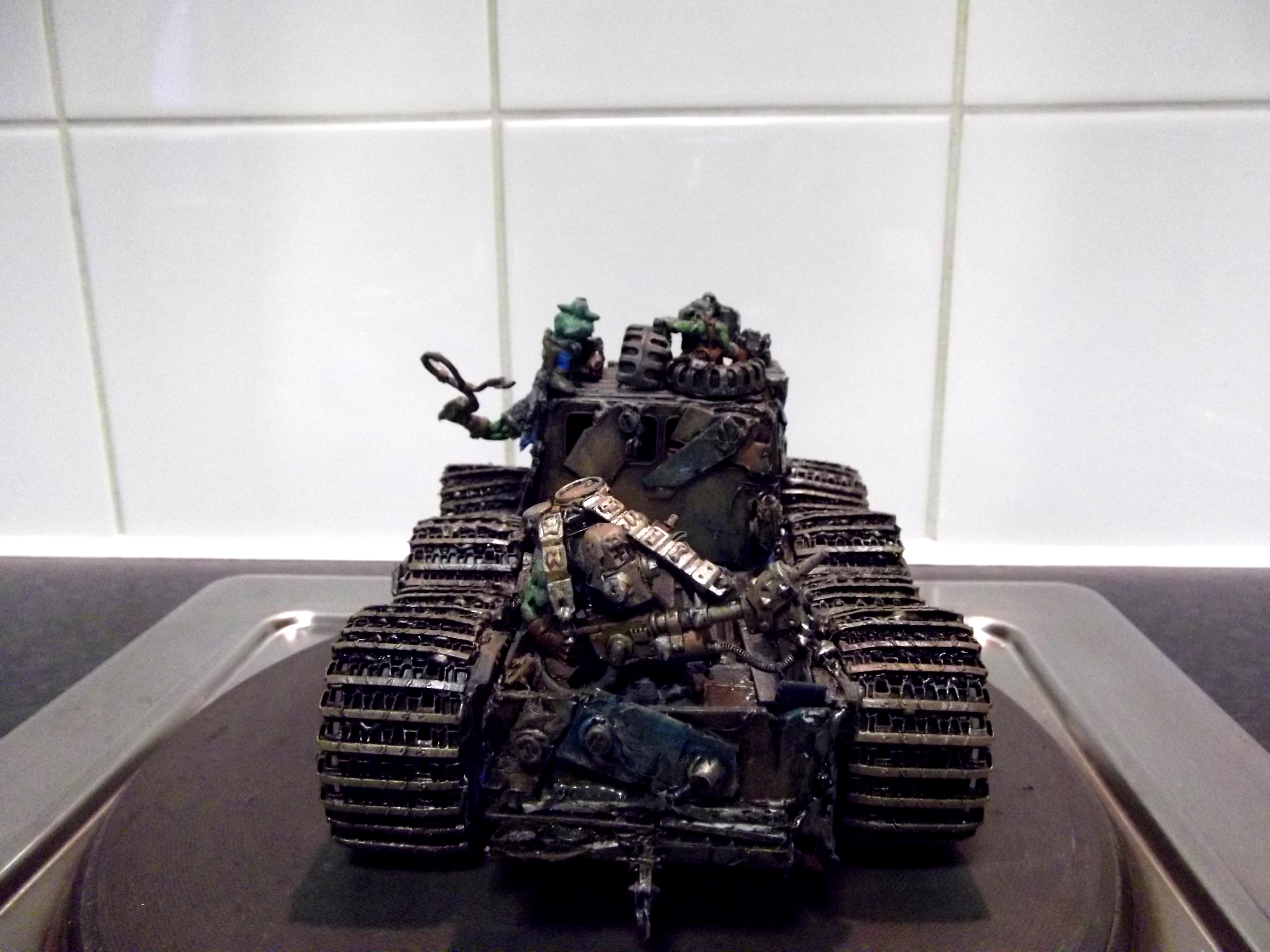 Battlewagon, Big Trakk, Conversion, Looted, Orks, Scratch Build, Wagon