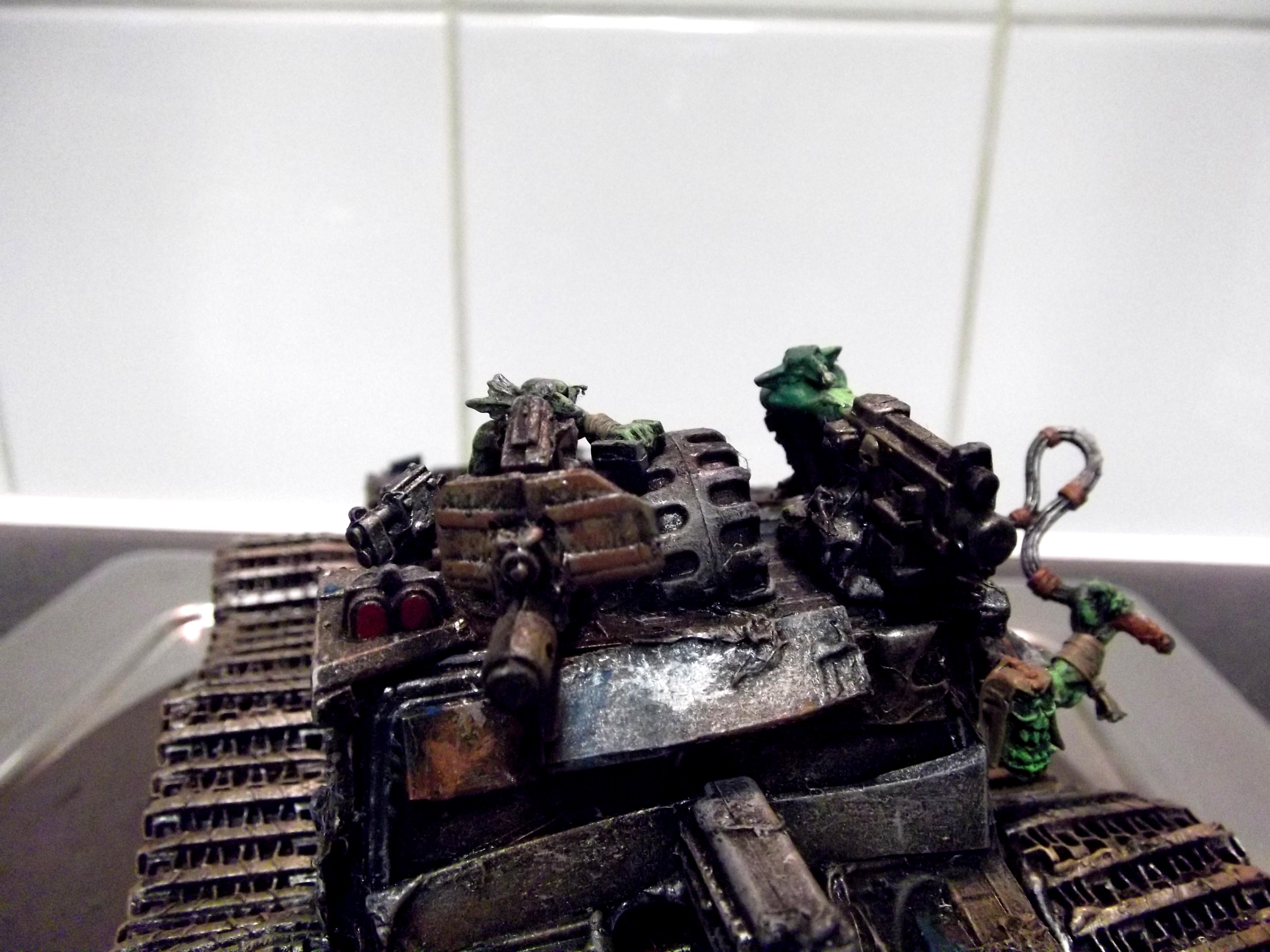 Battlewagon, Big Trakk, Conversion, Looted, Orks, Scratch Build, Wagon